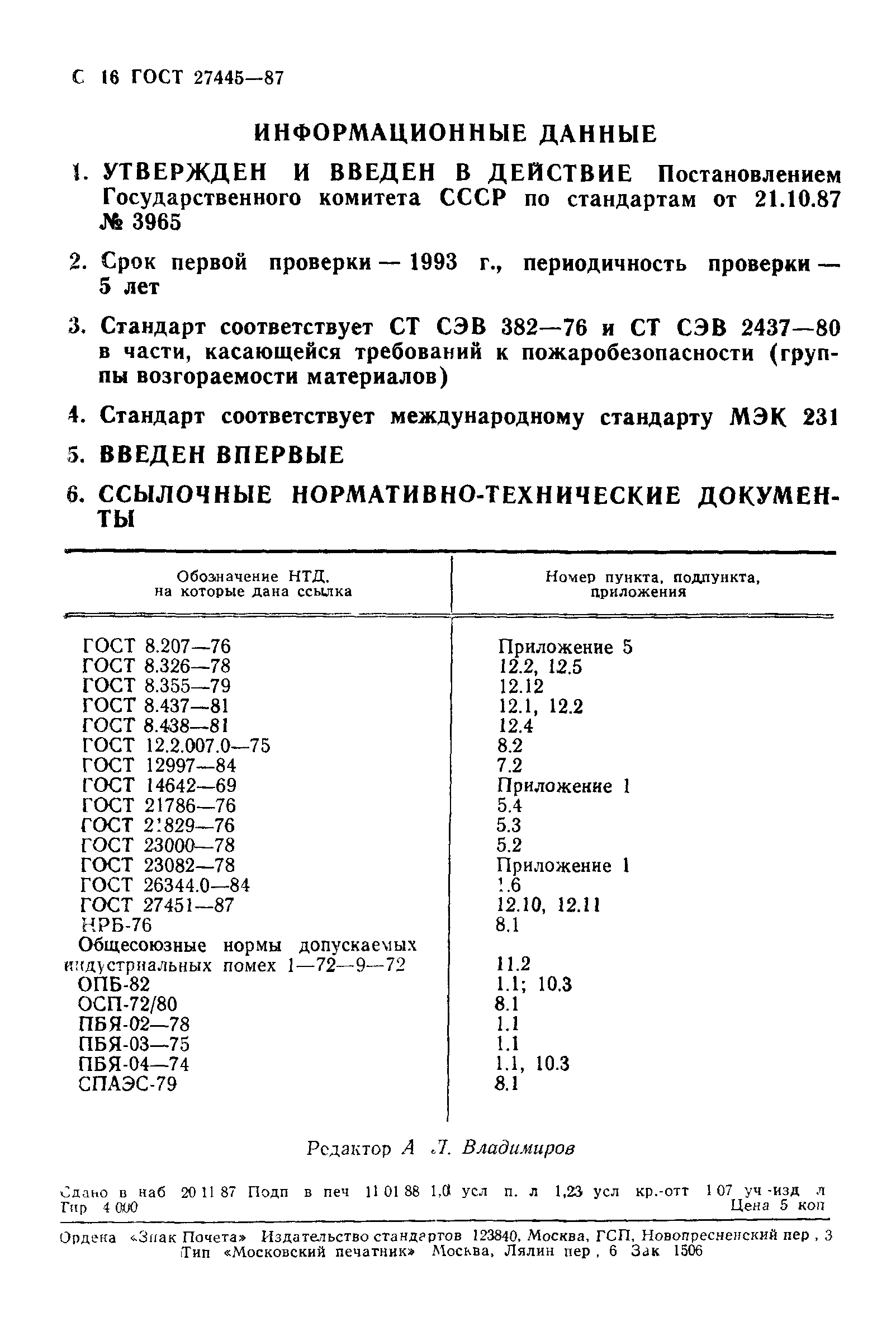 ГОСТ 27445-87