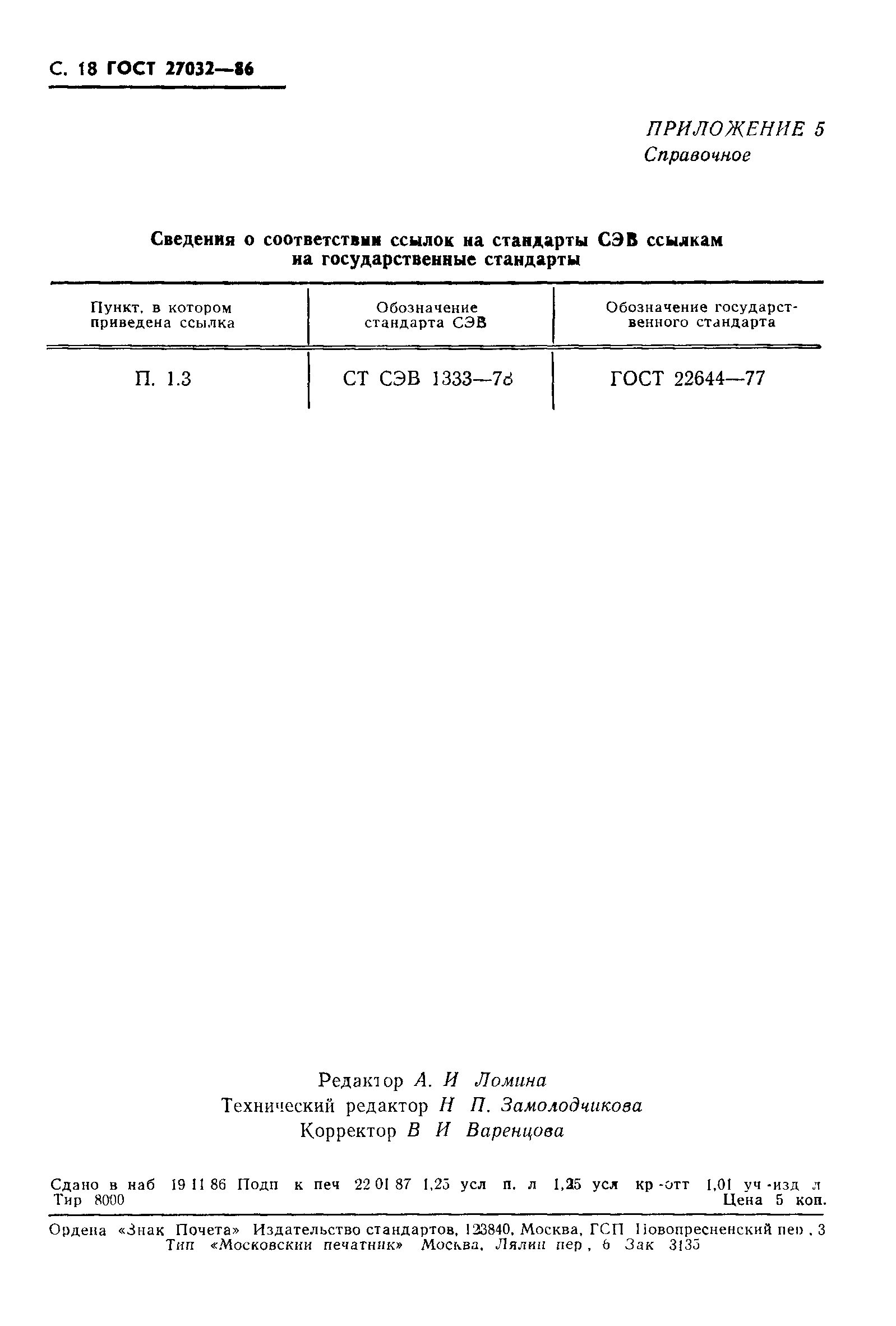 ГОСТ 27032-86