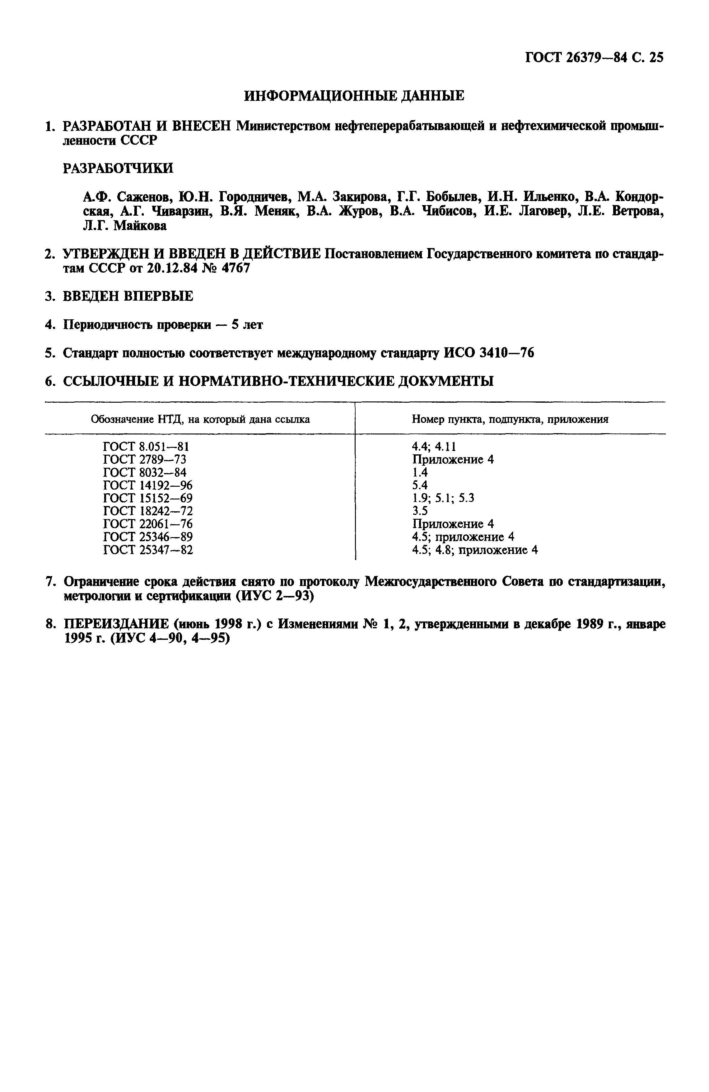 ГОСТ 26379-84