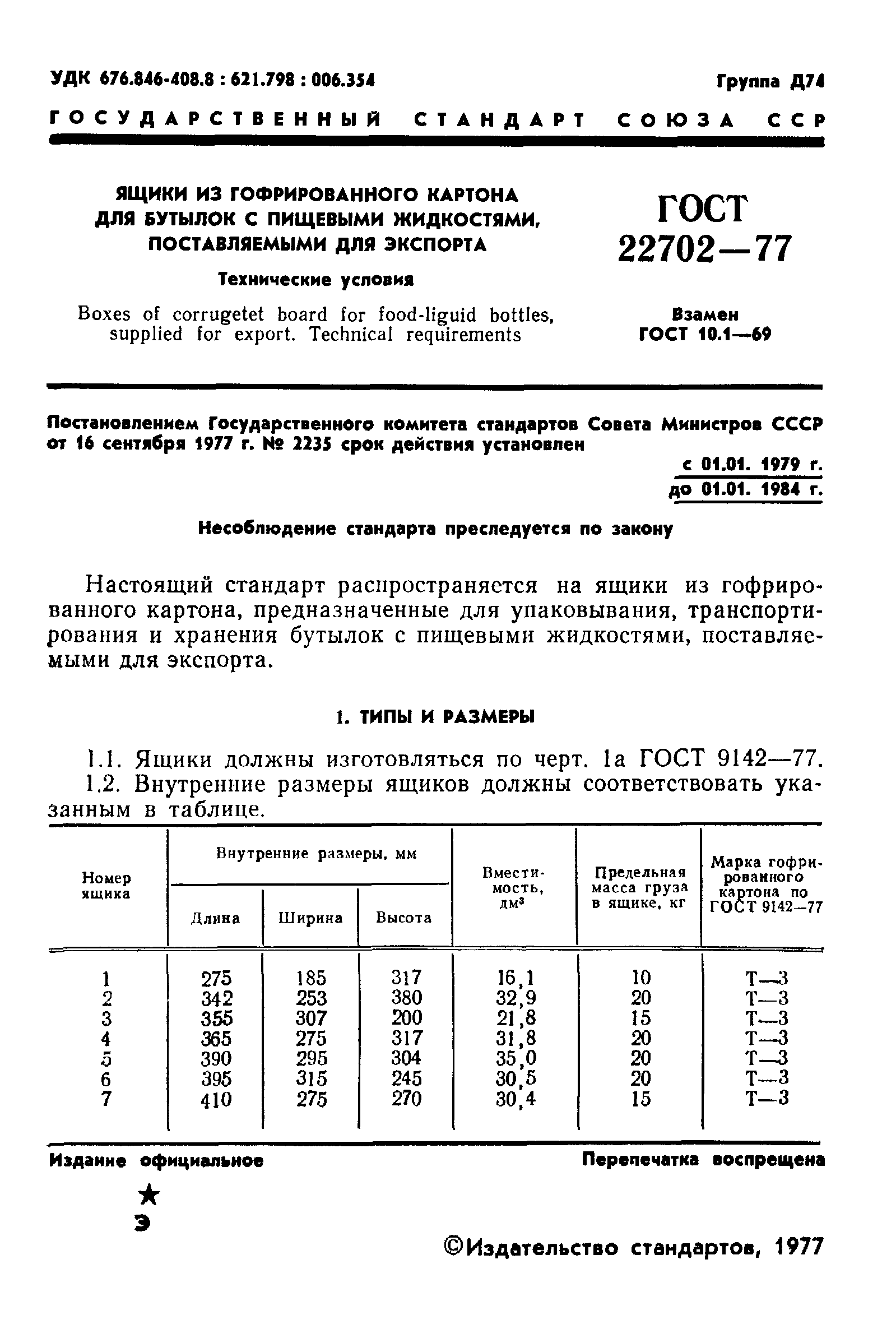 ГОСТ 22702-77