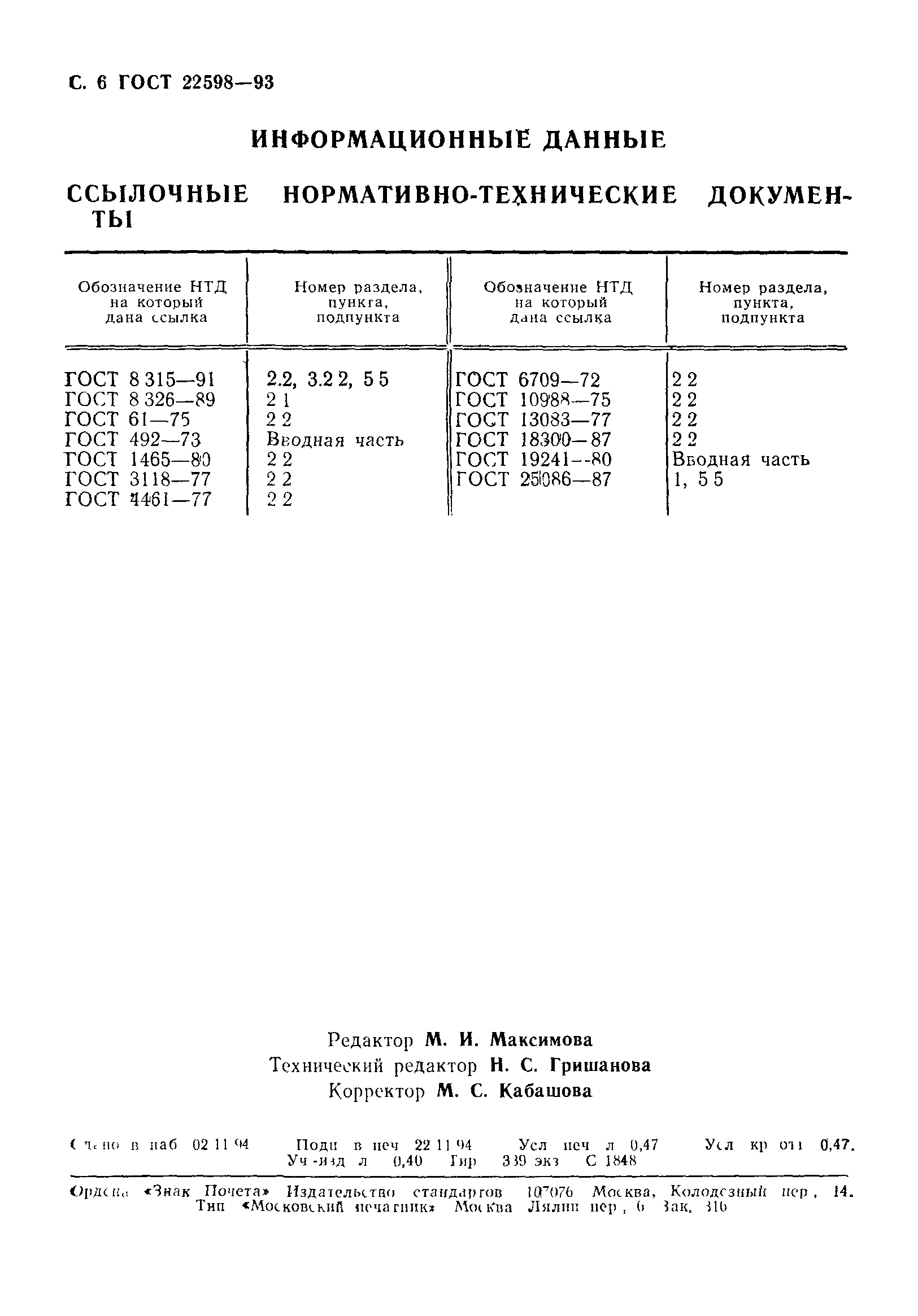 ГОСТ 22598-93