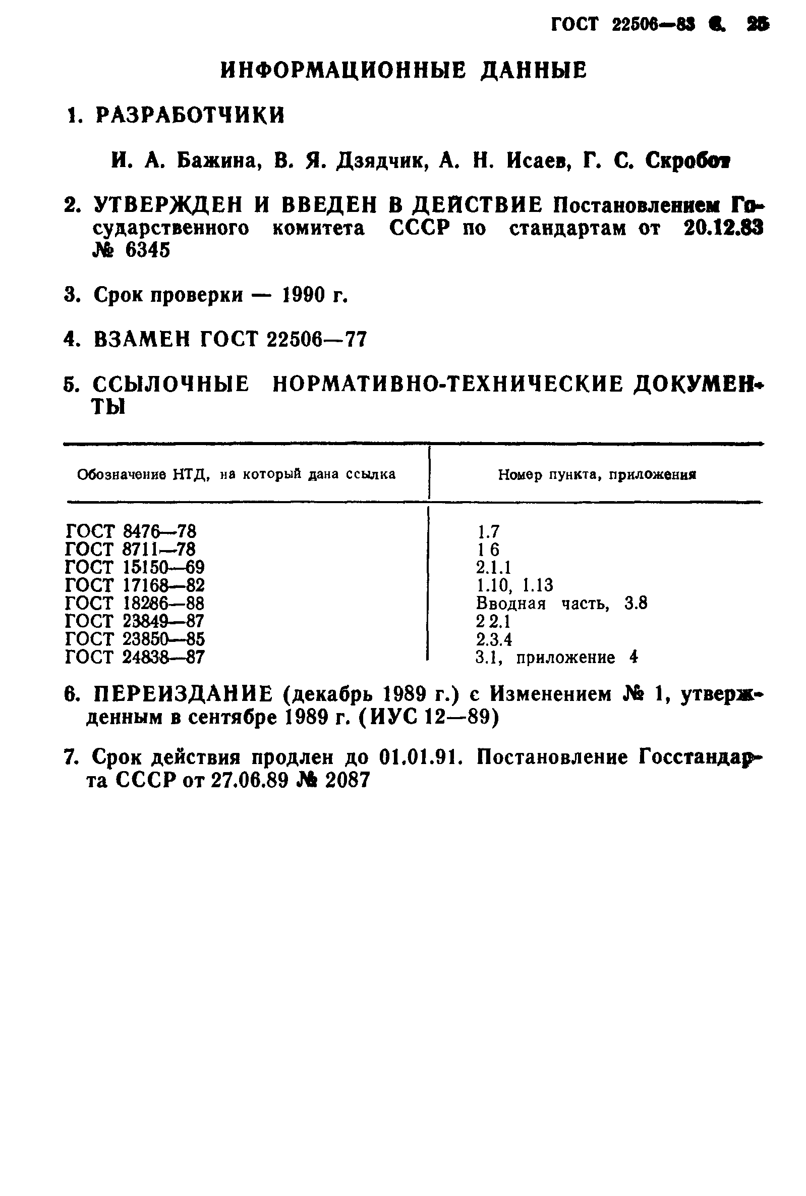 ГОСТ 22506-83