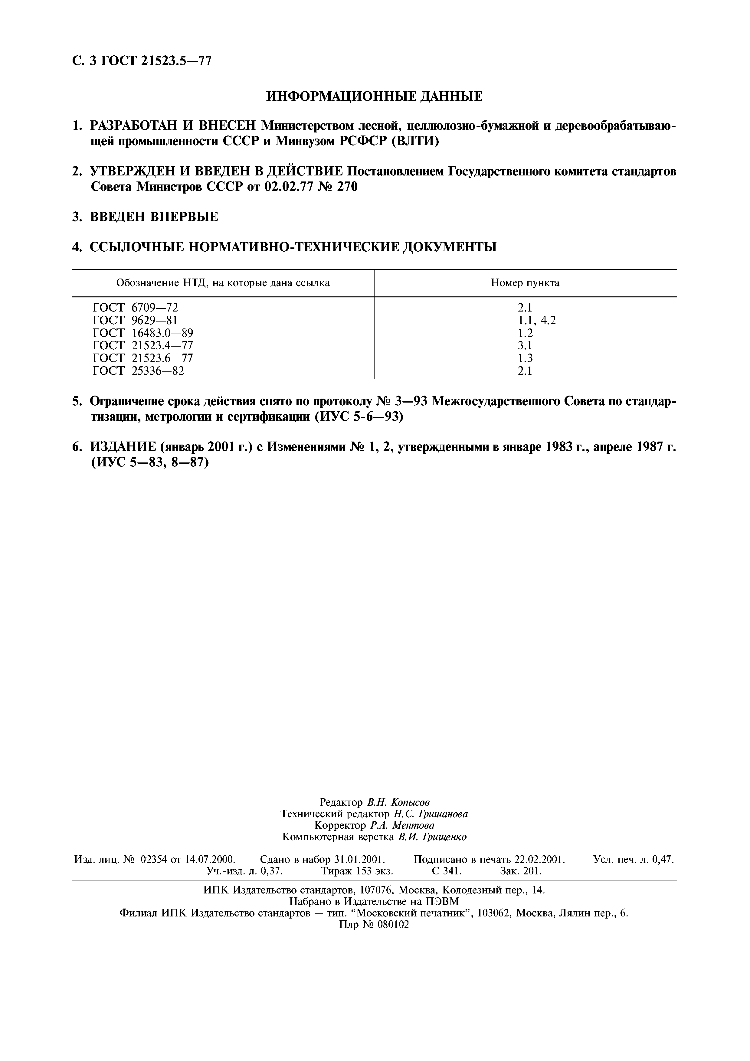 ГОСТ 21523.5-77