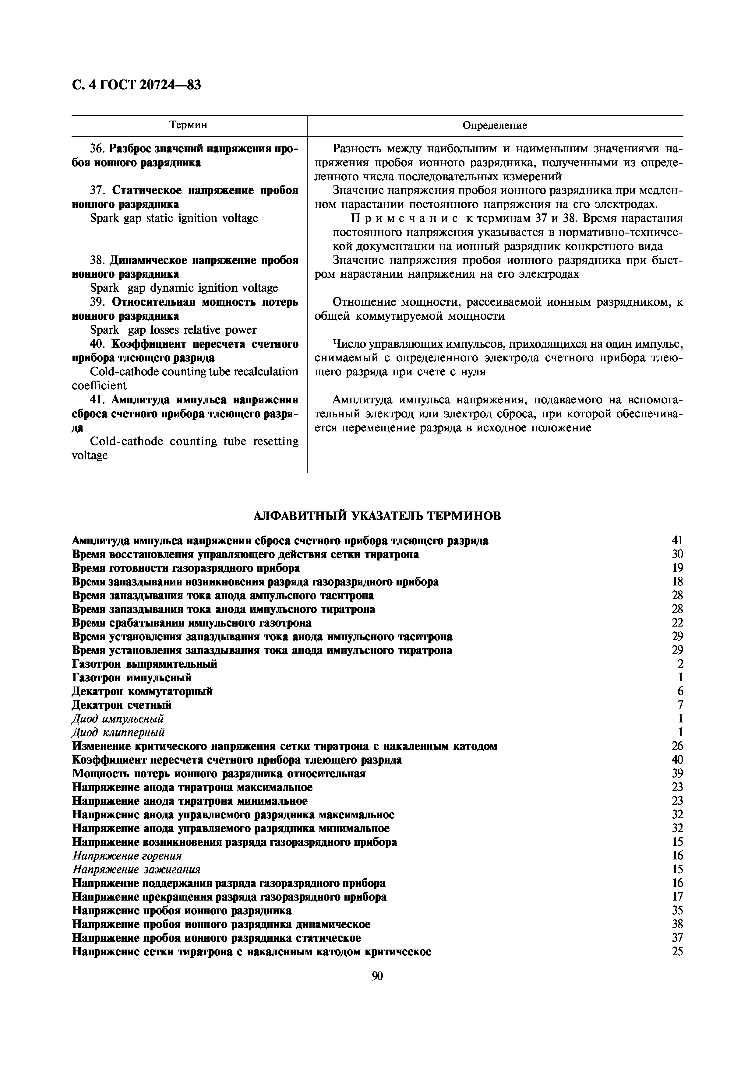 ГОСТ 20724-83