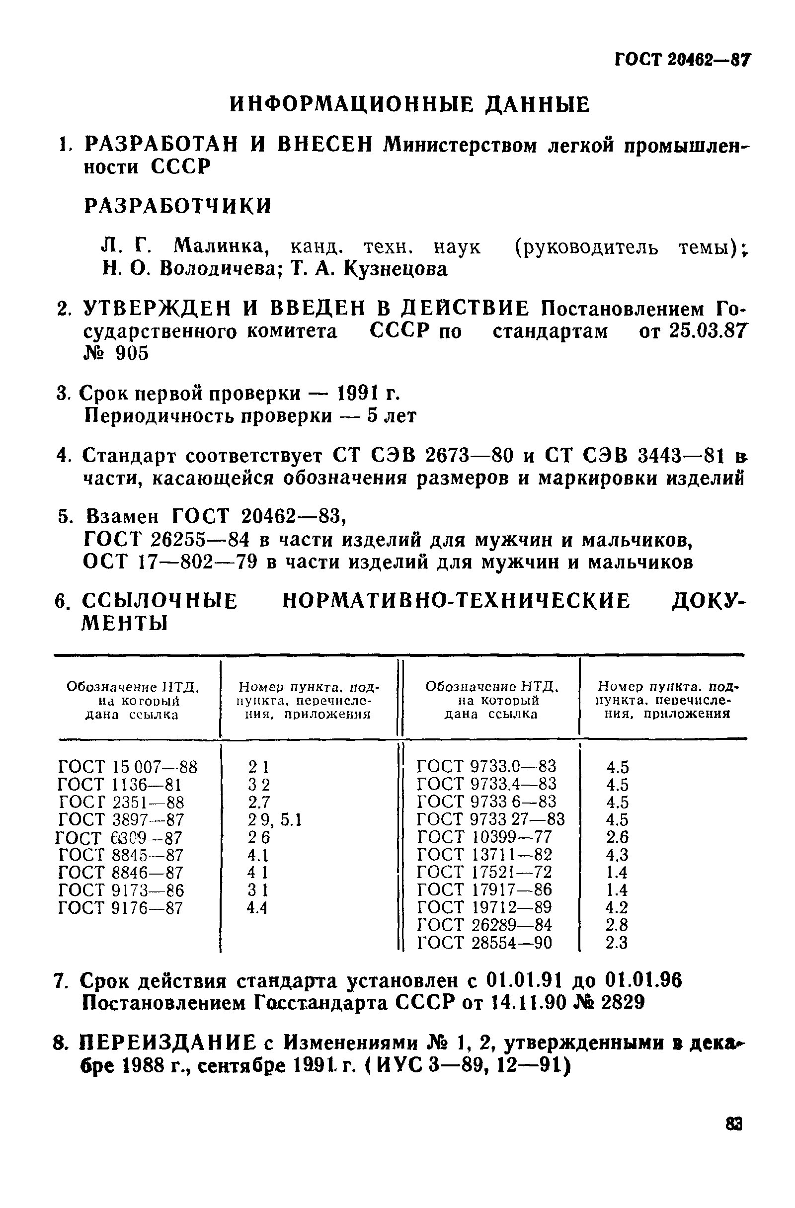 ГОСТ 20462-87