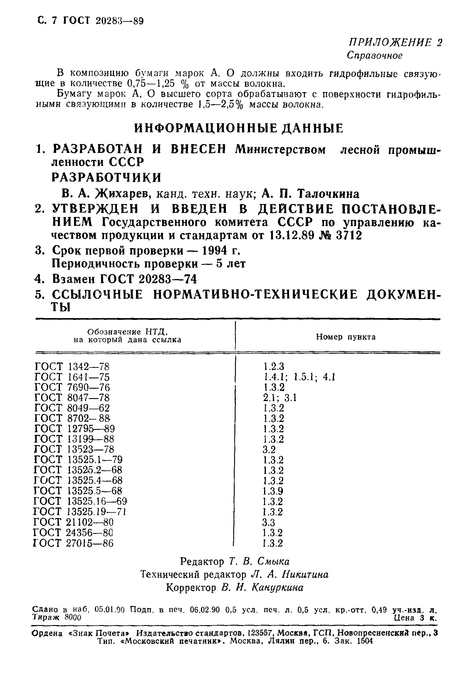 ГОСТ 20283-89