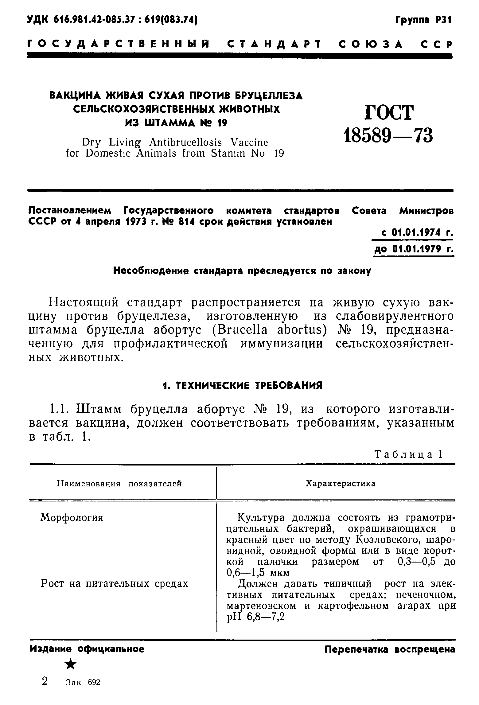 ГОСТ 18589-73
