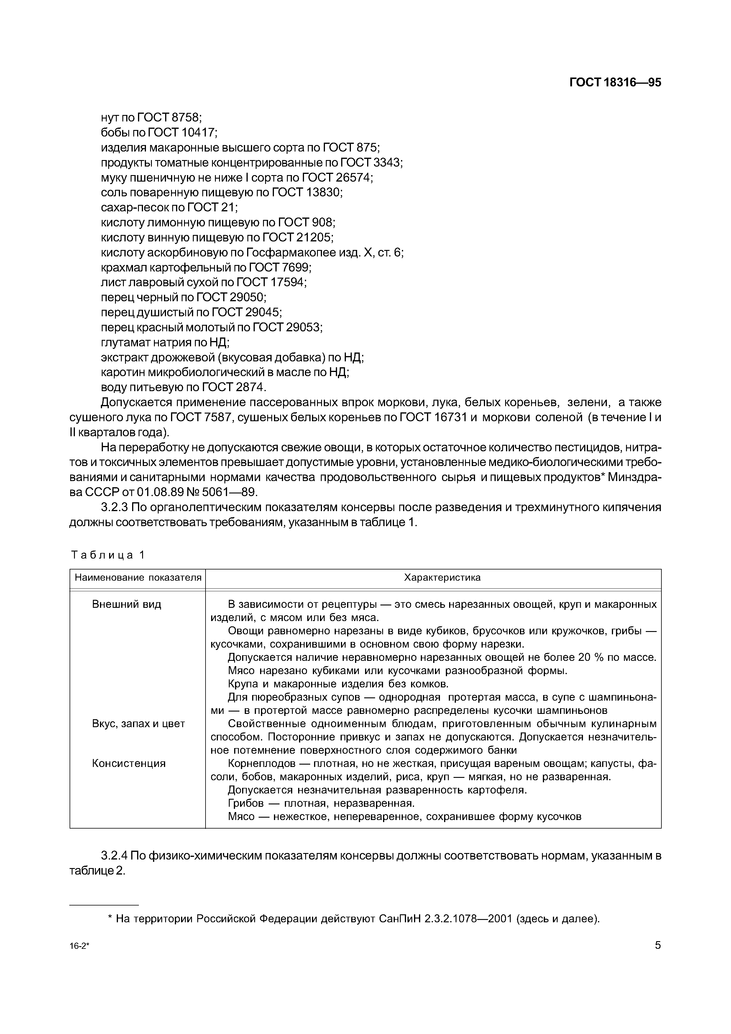 ГОСТ 18316-95