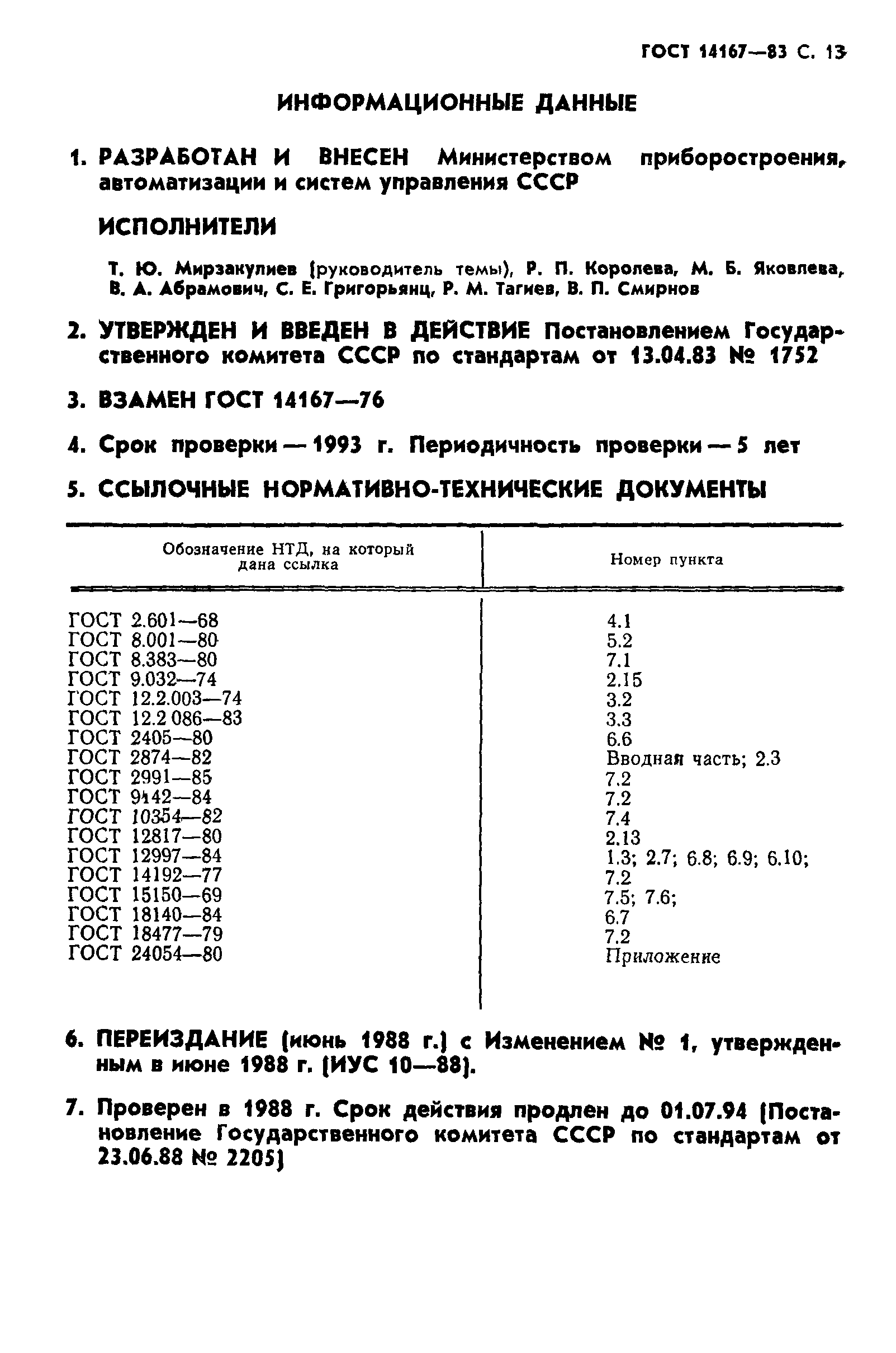 ГОСТ 14167-83