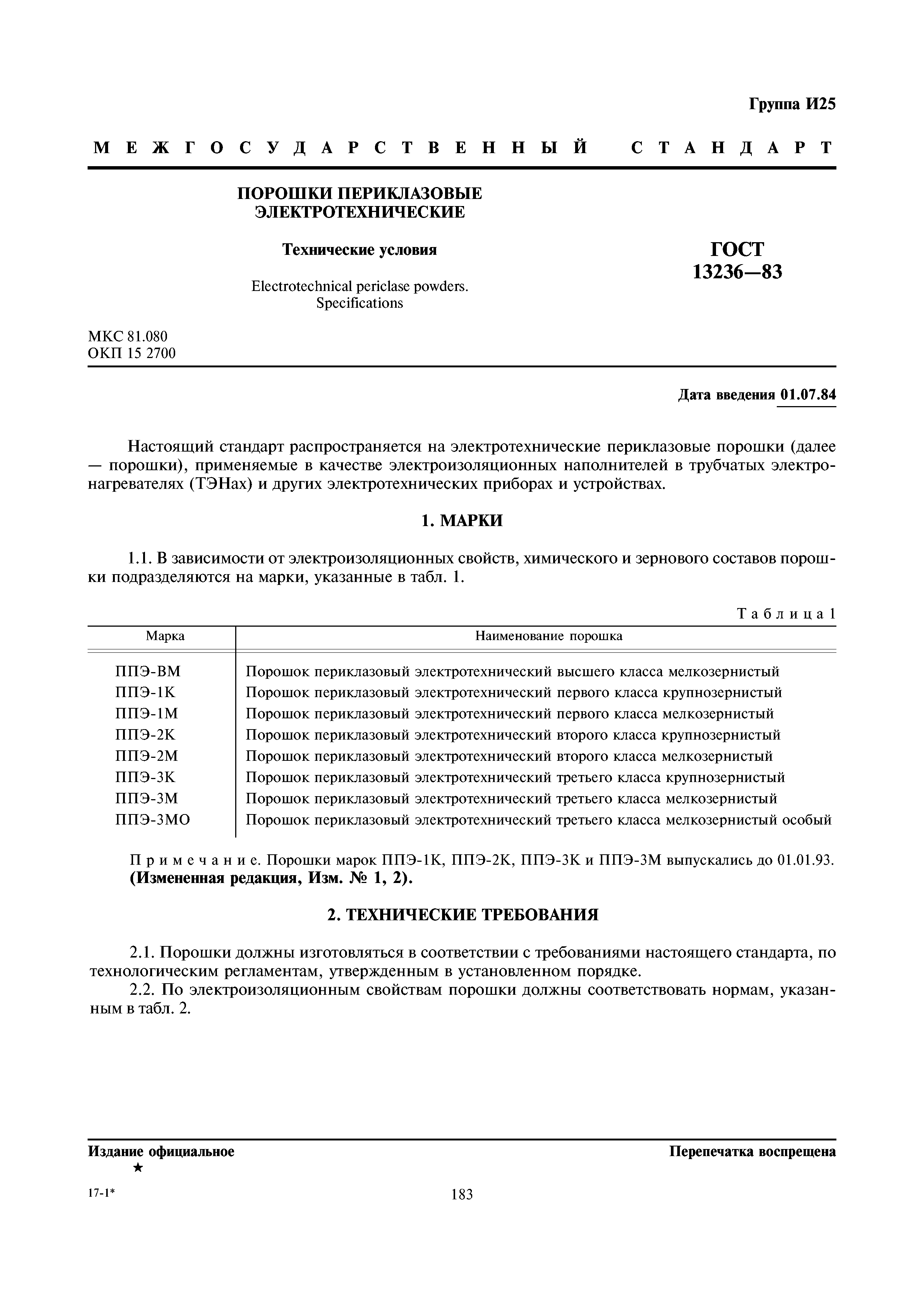 ГОСТ 13236-83