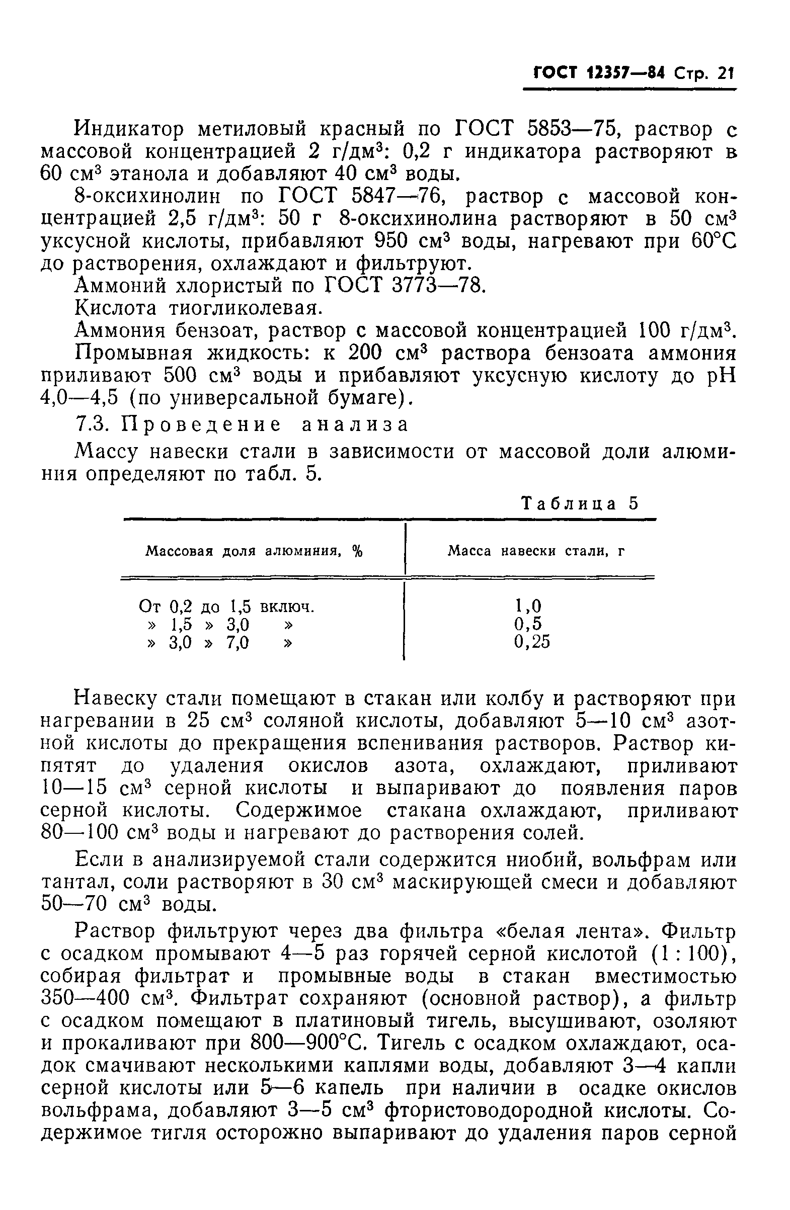 ГОСТ 12357-84