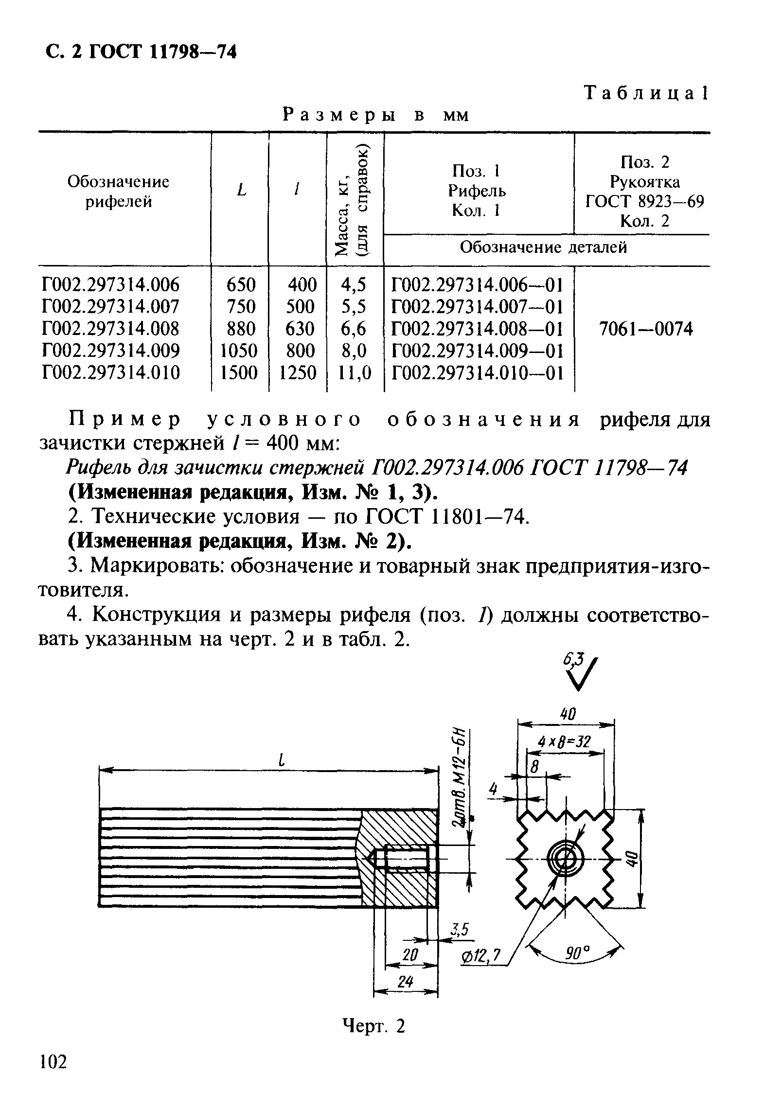 ГОСТ 11798-74