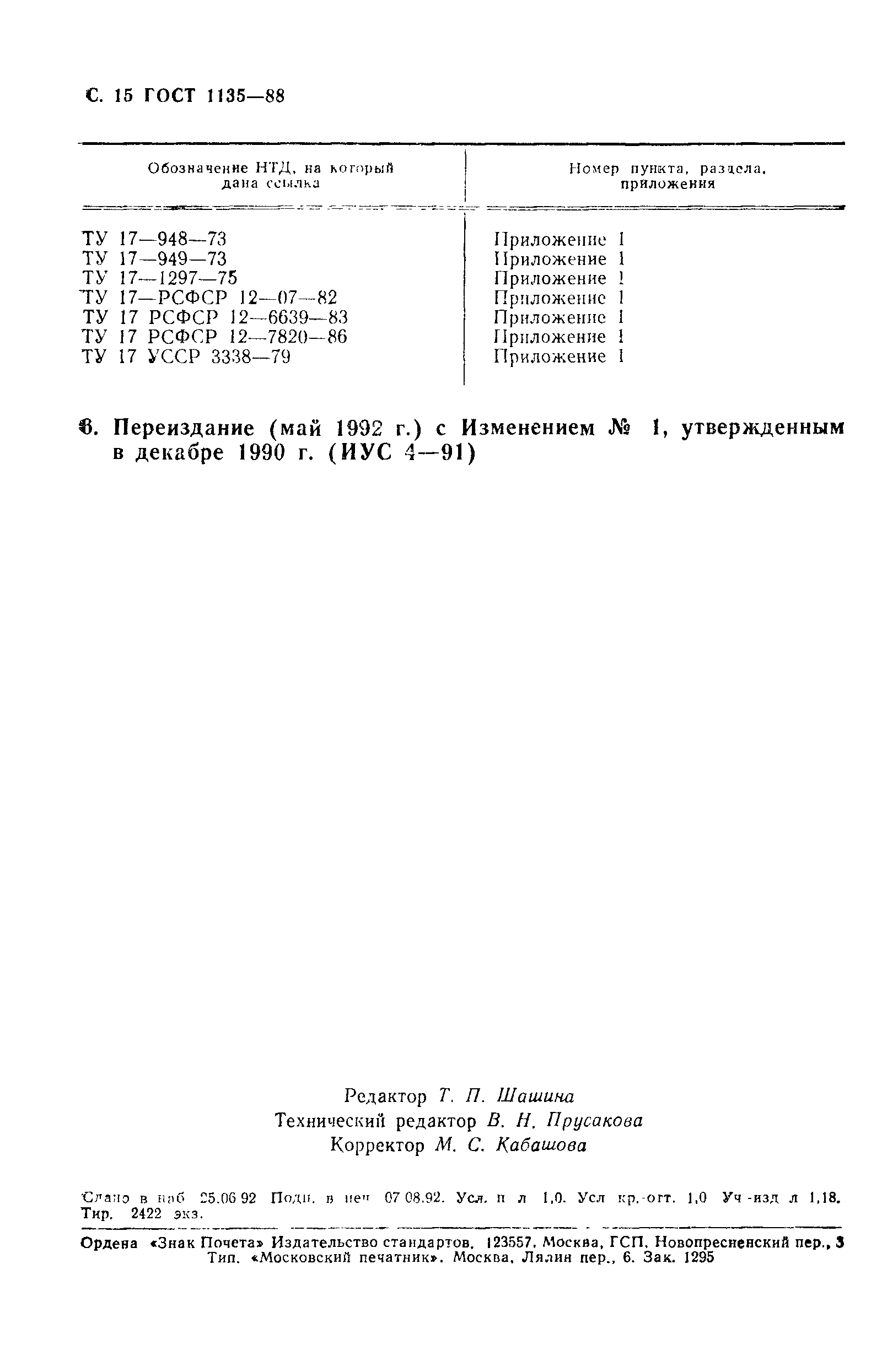 ГОСТ 1135-88