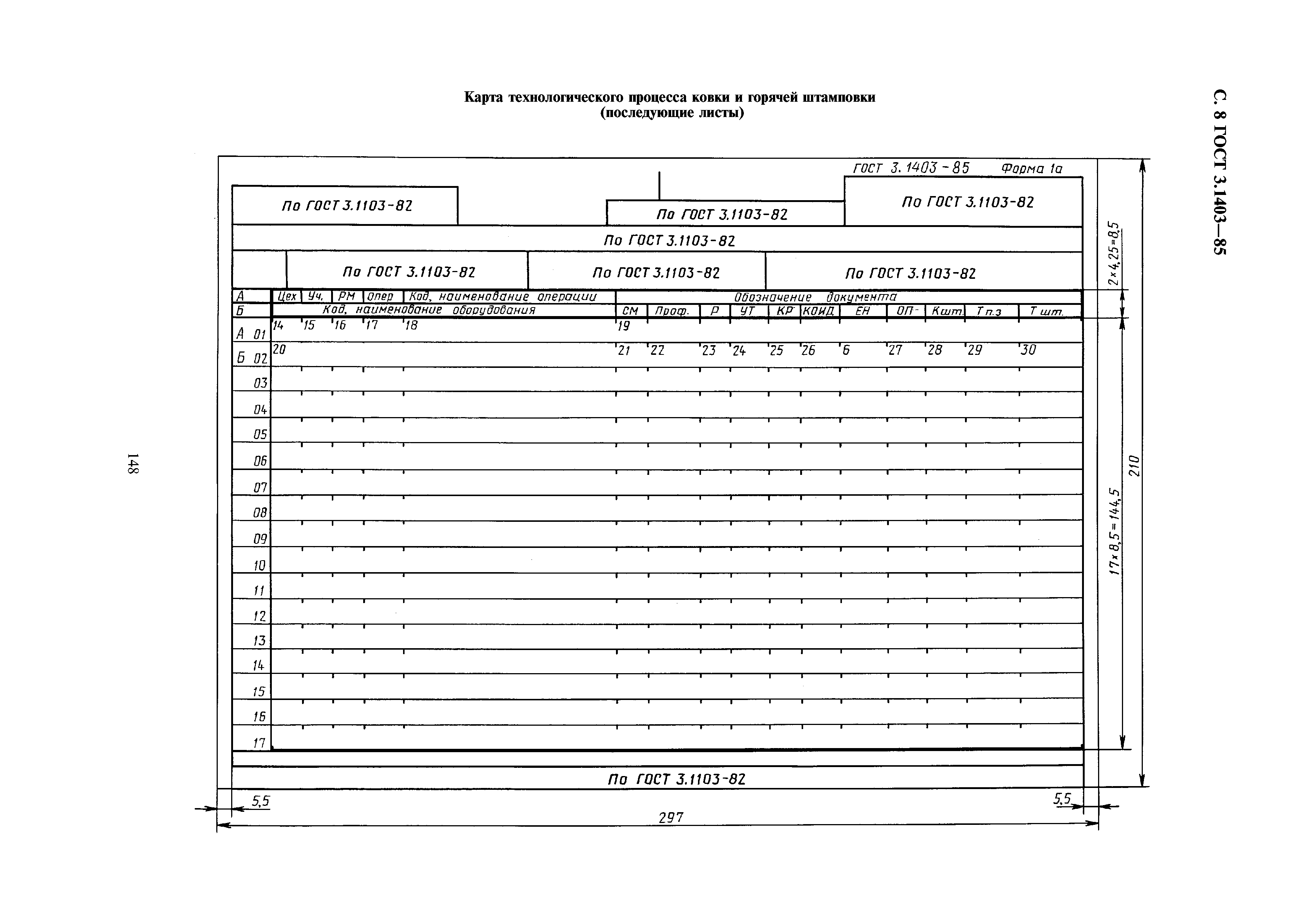 ГОСТ 3.1403-85