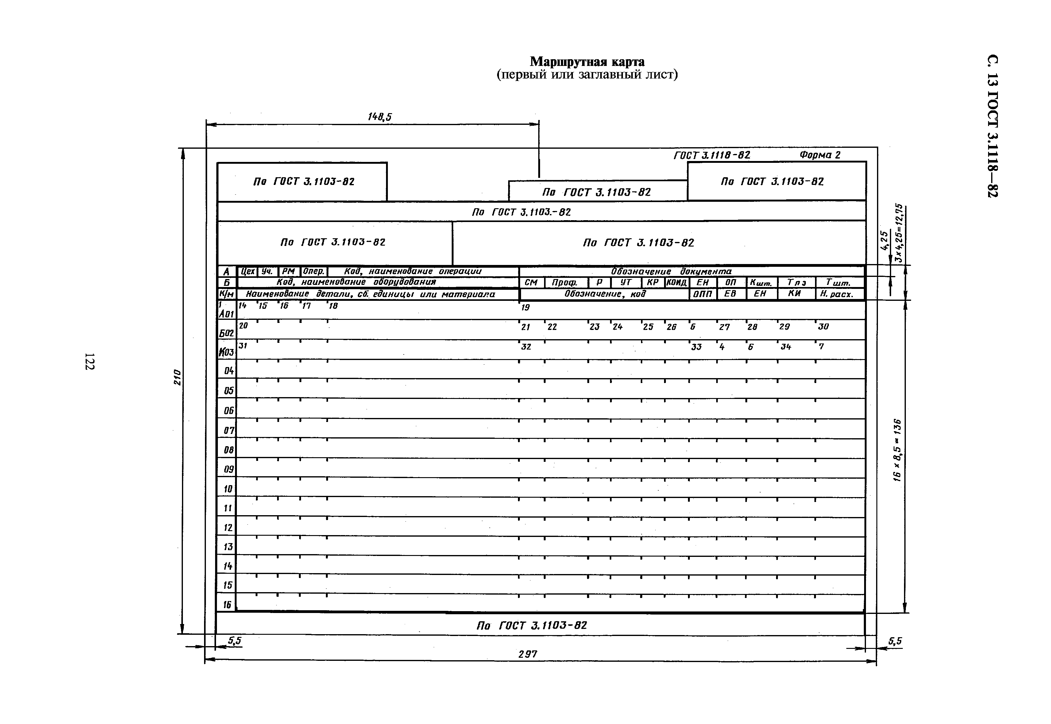 ГОСТ 3.1118-82