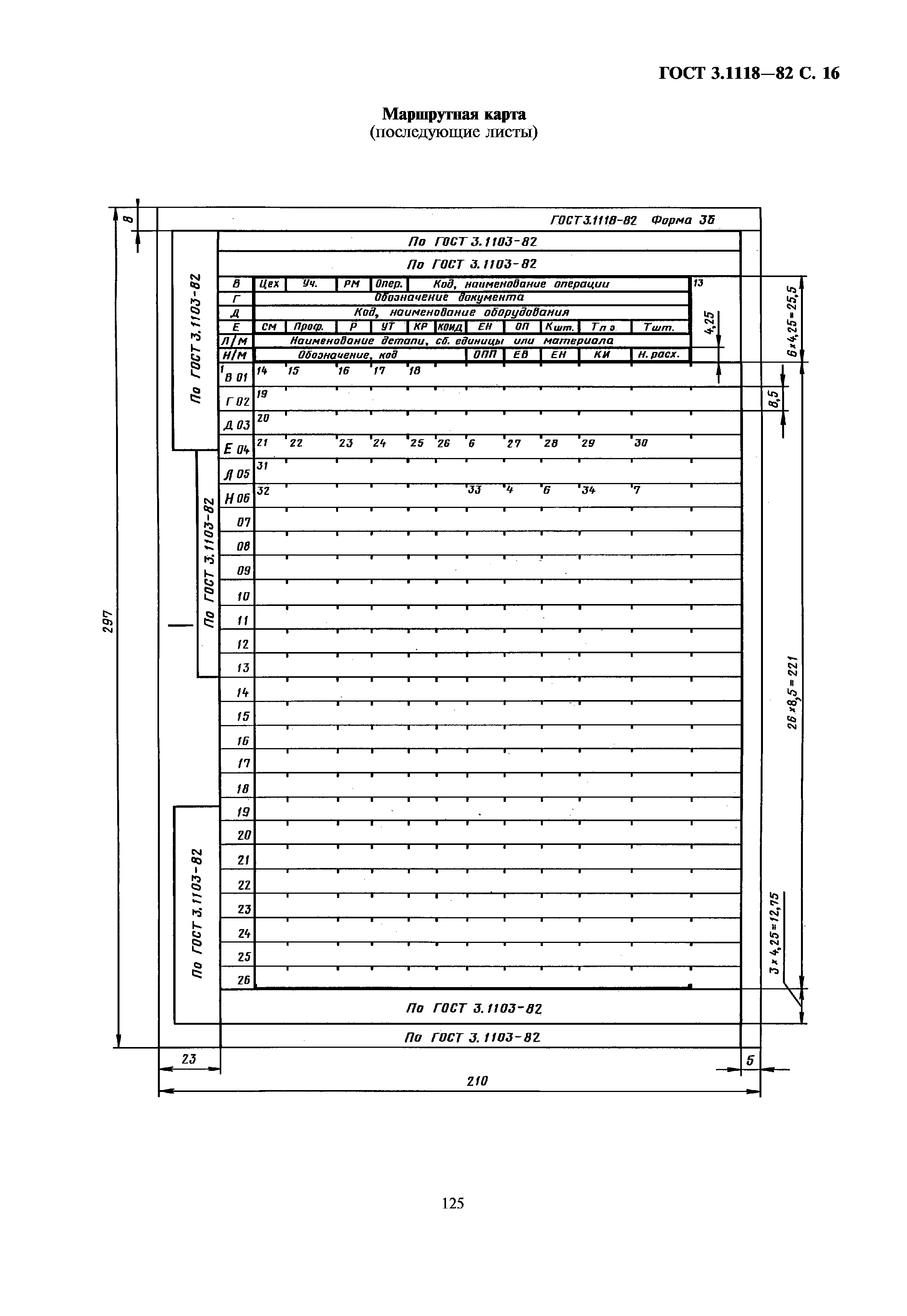 ГОСТ 3.1118-82