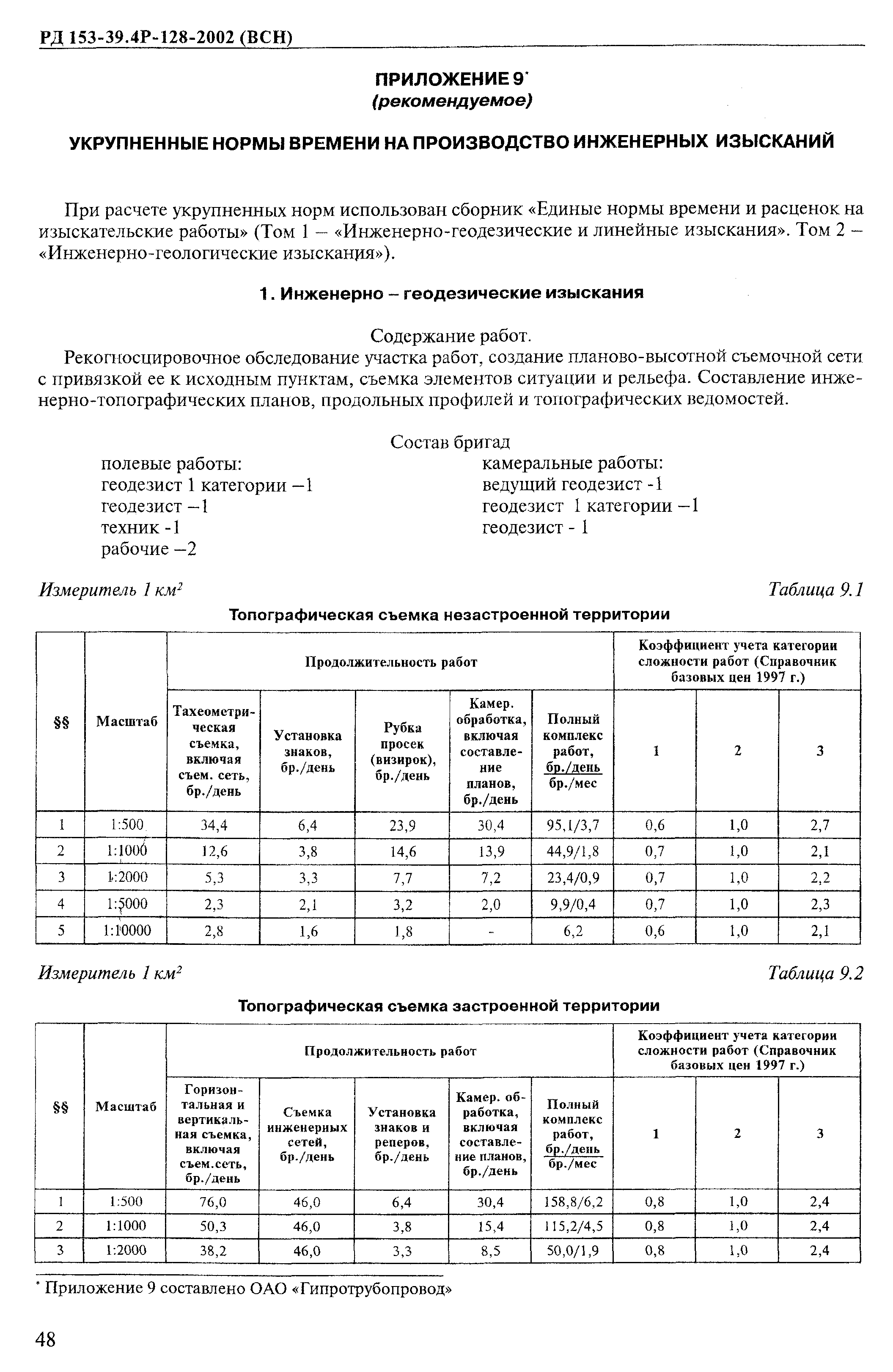 РД 153-39.4Р-128-2002 (ВСН)