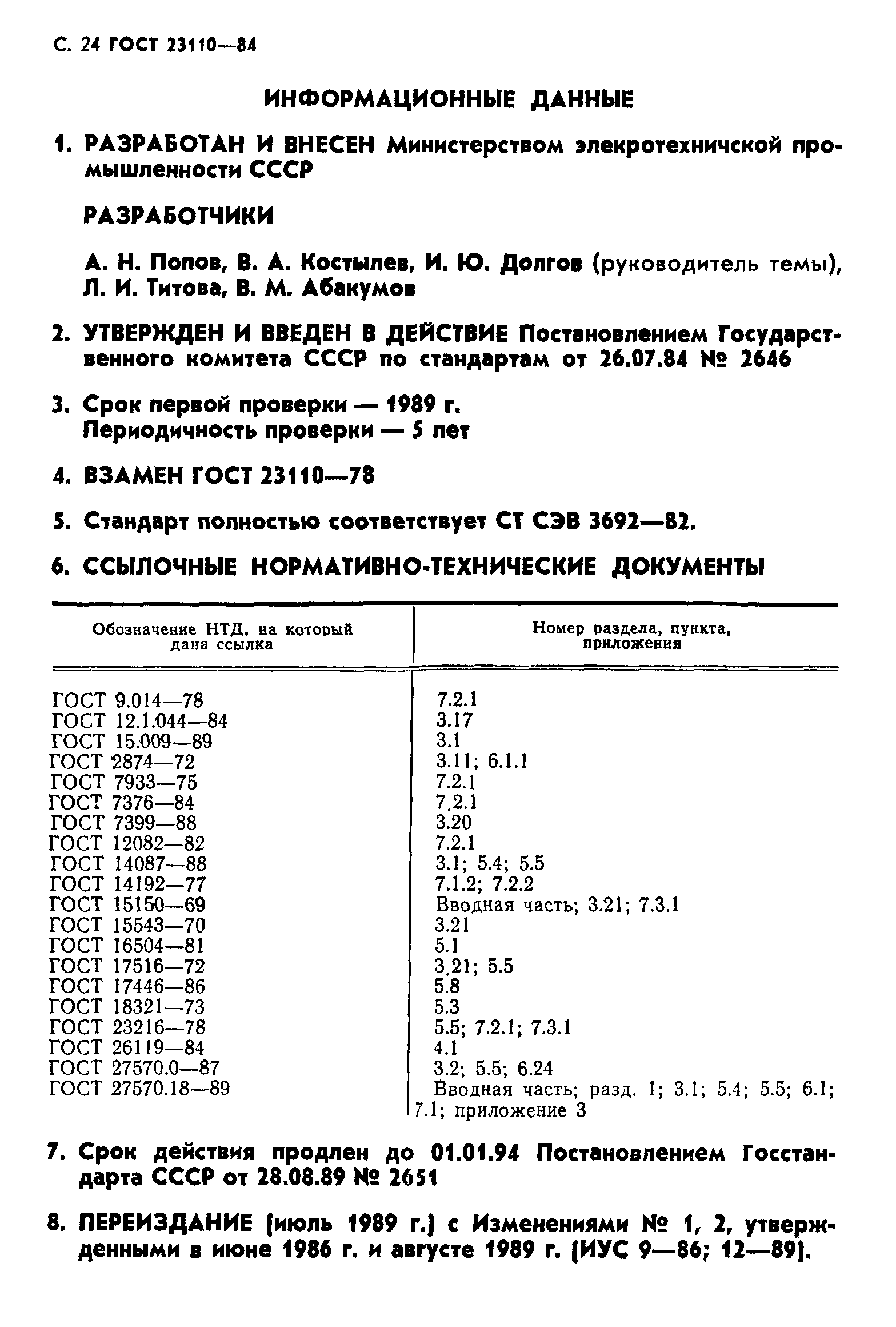 ГОСТ 23110-84