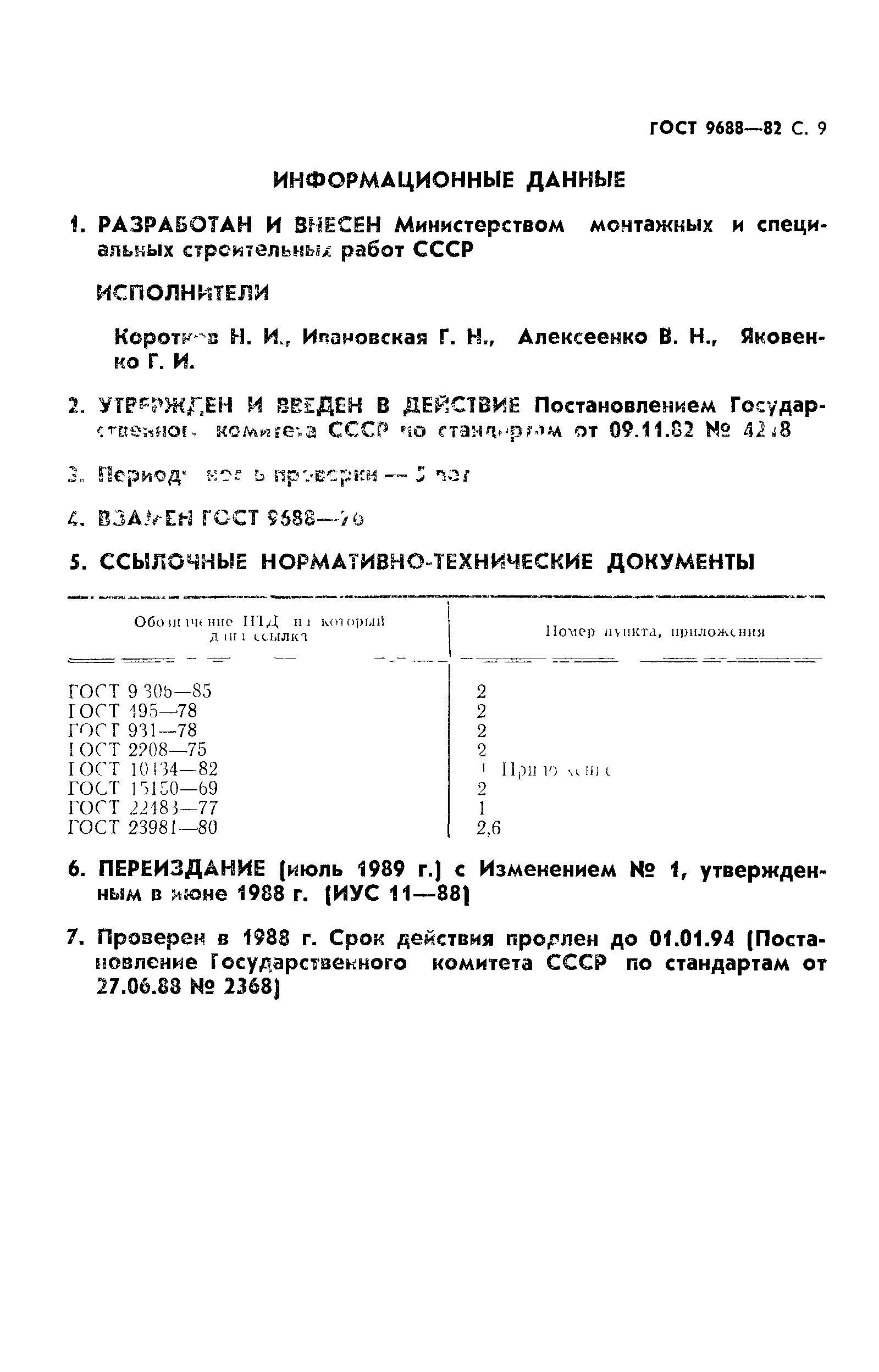 ГОСТ 9688-82