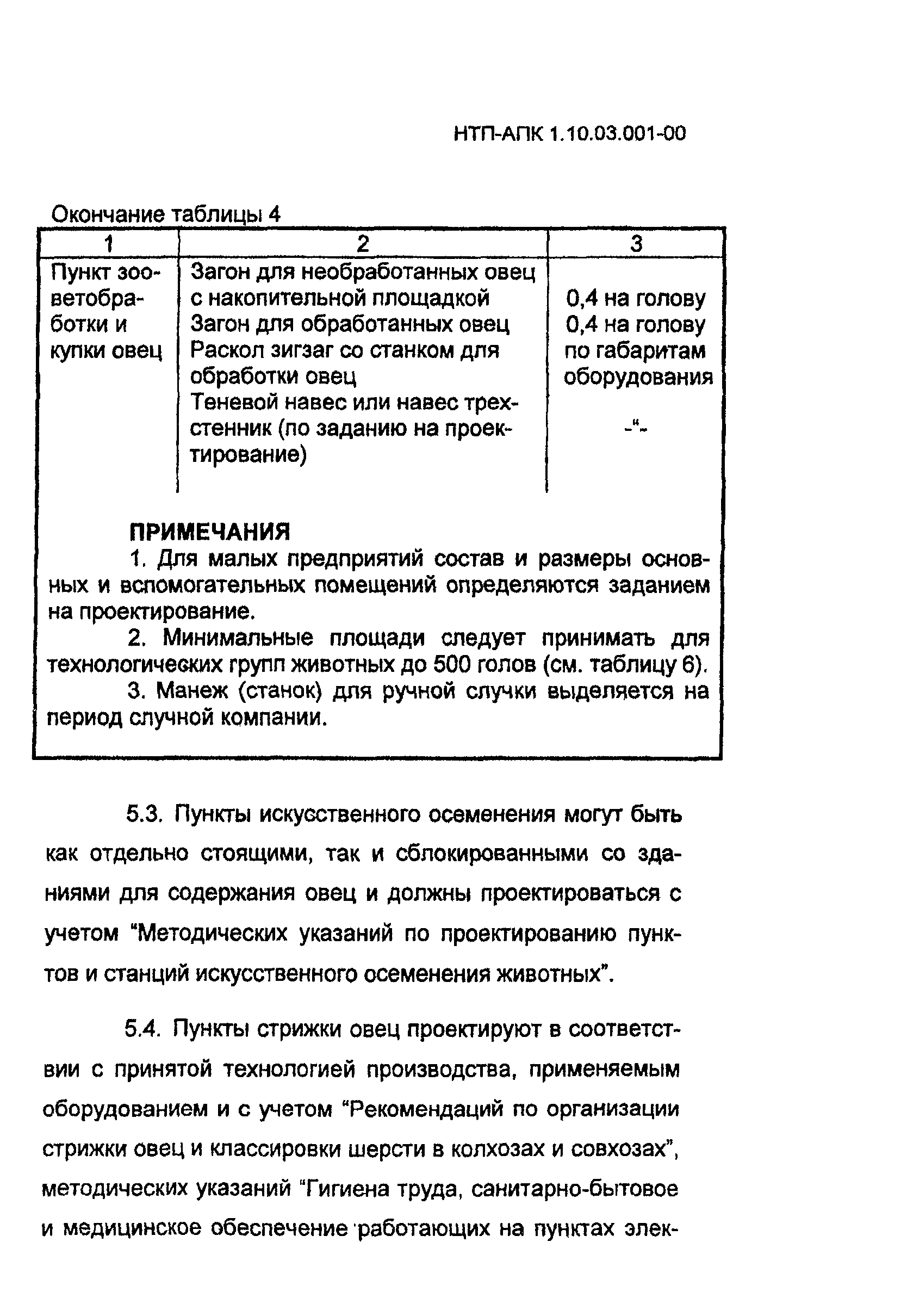 НТП АПК 1.10.03.001-00