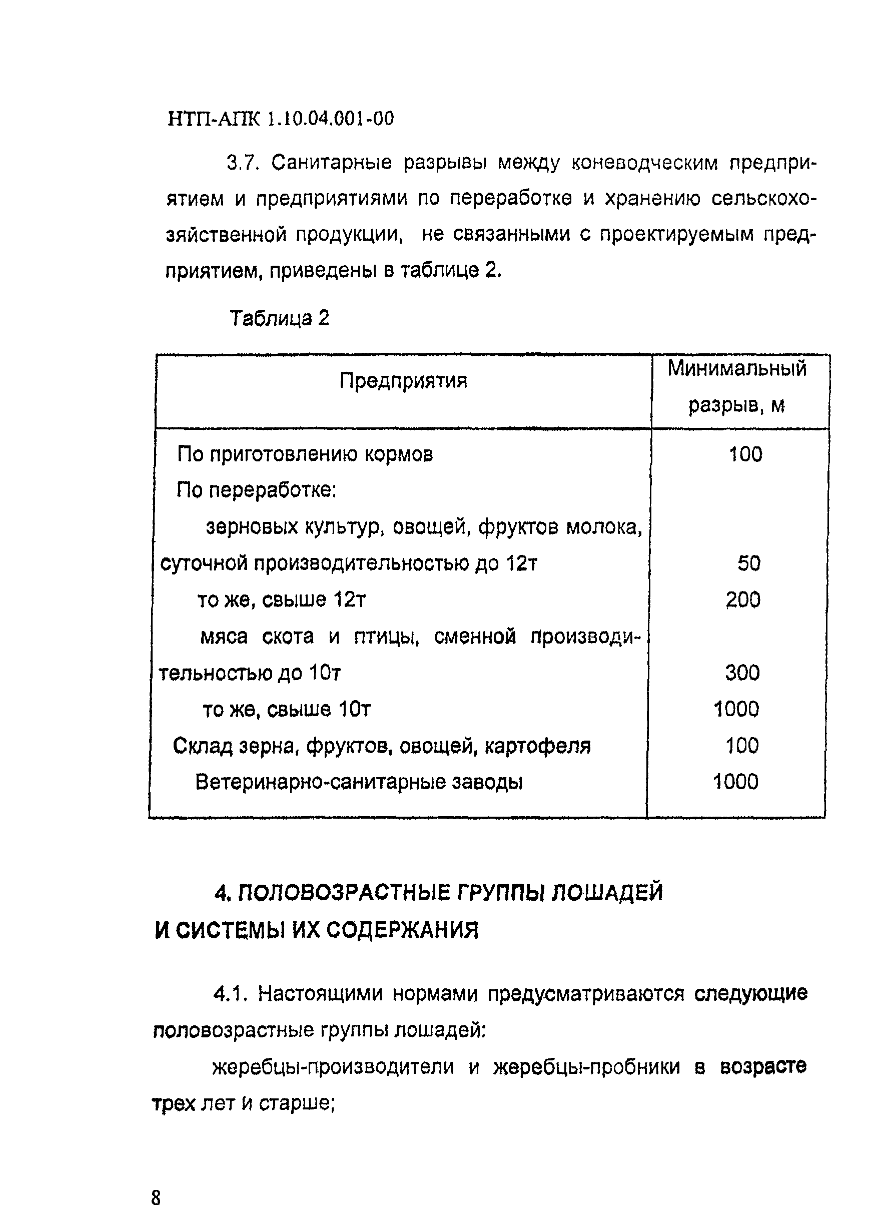 НТП АПК 1.10.04.001-00