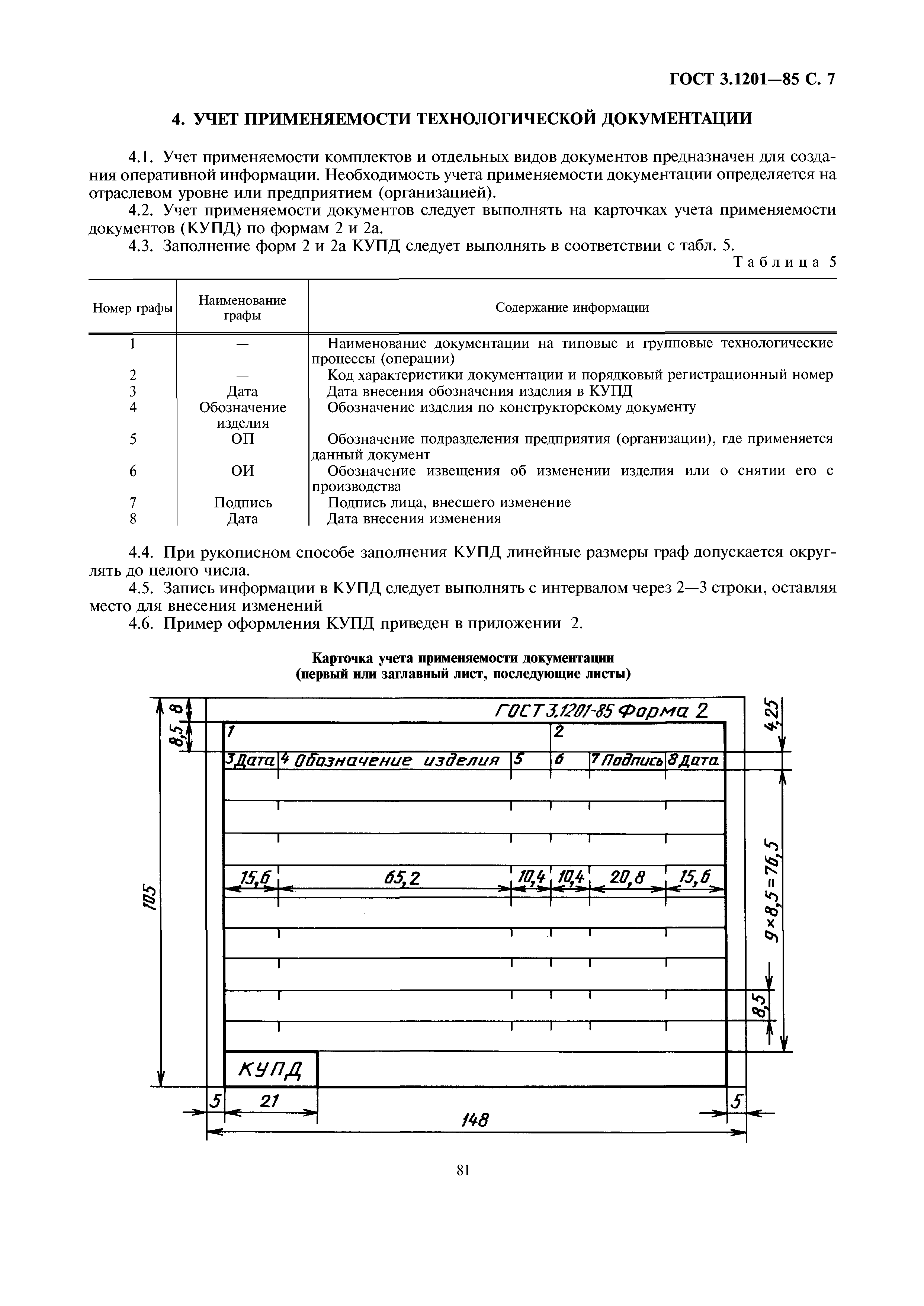 ГОСТ 3.1201-85