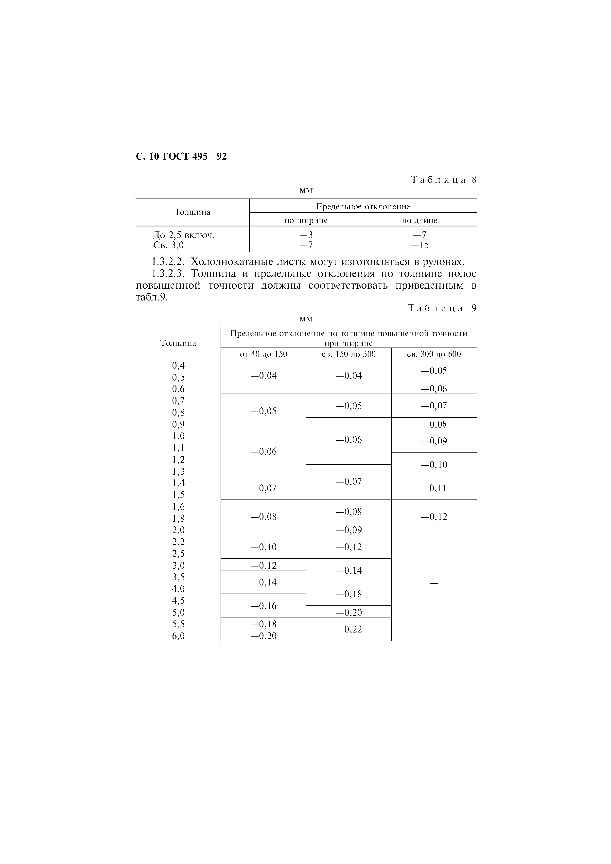 ГОСТ 495-92