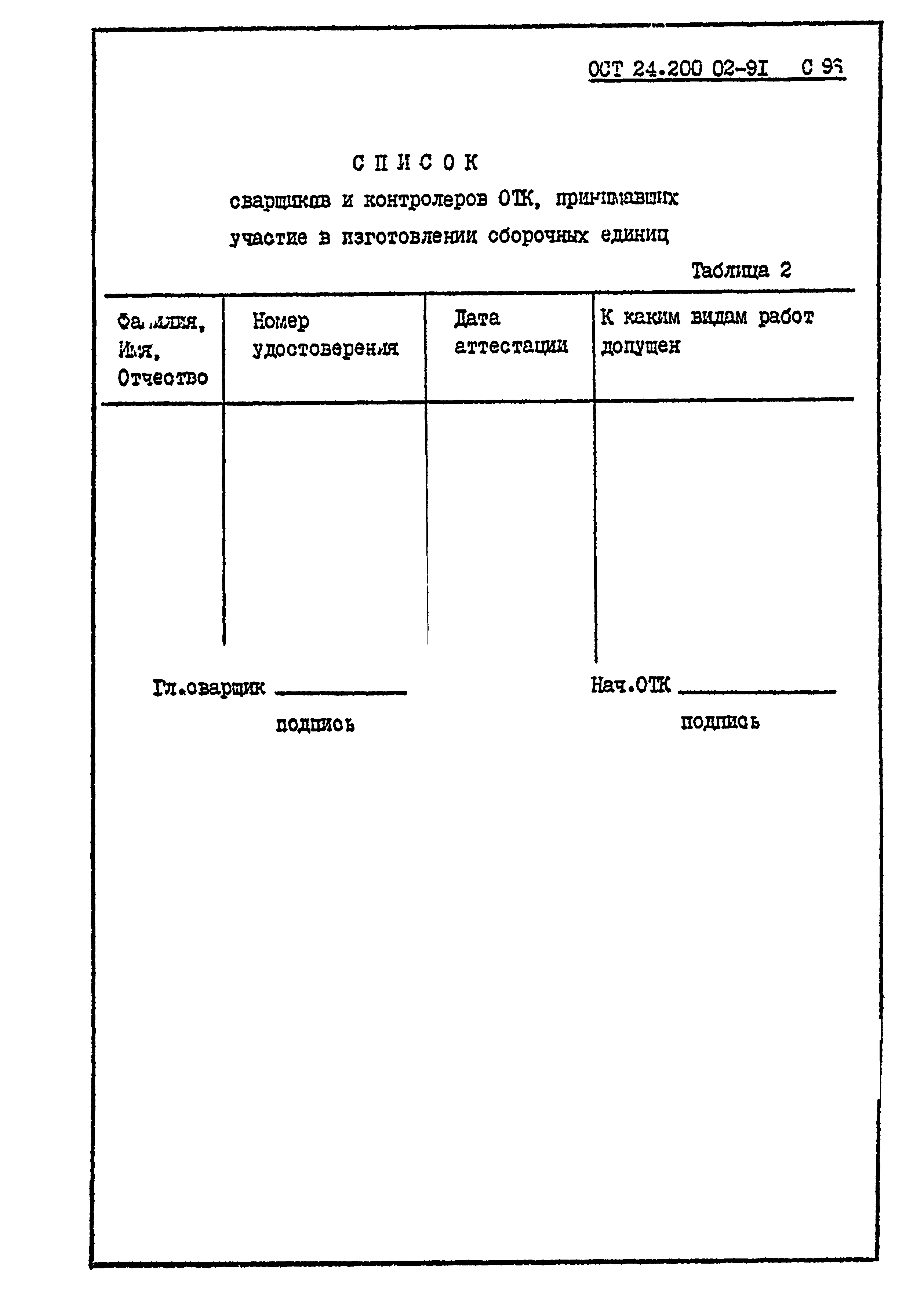 ОСТ 24.200.02-91