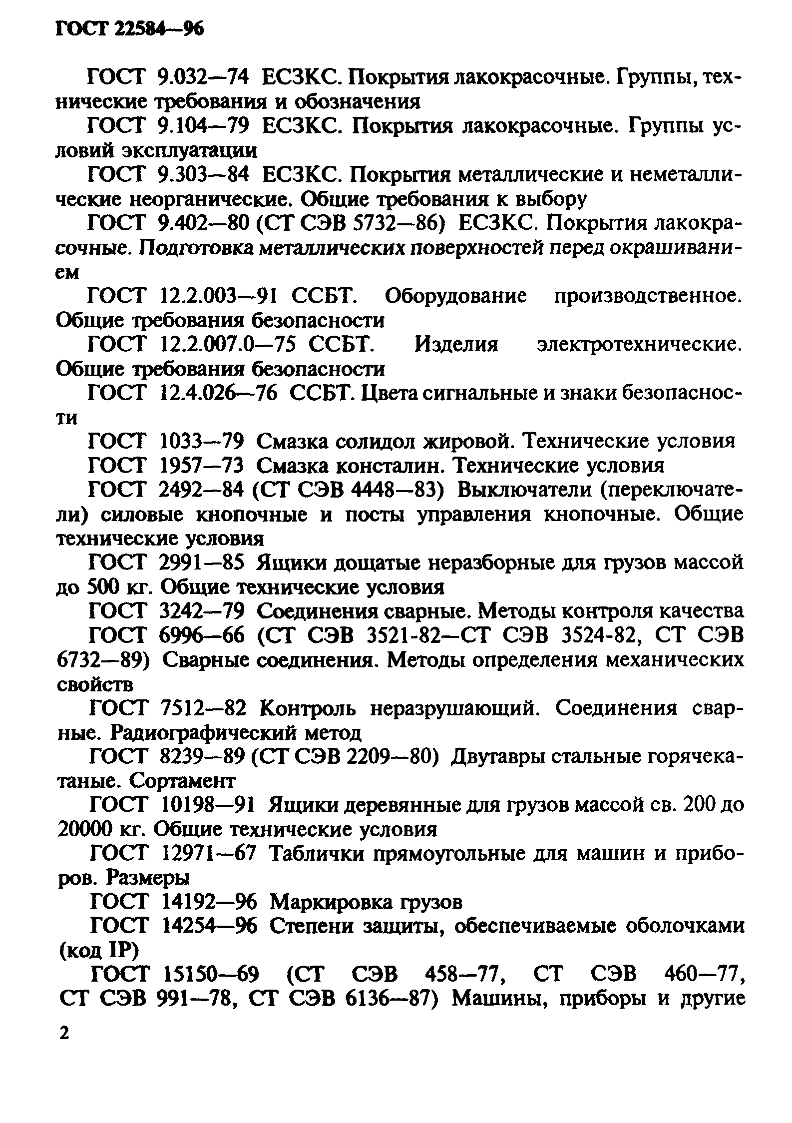 ГОСТ 22584-96