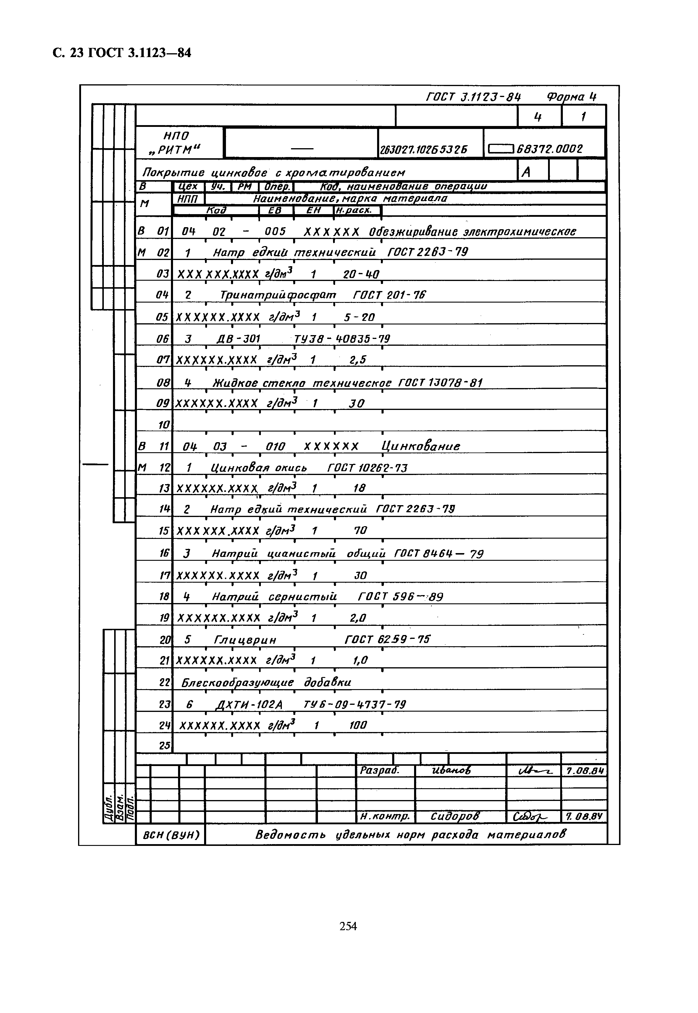 ГОСТ 3.1123-84