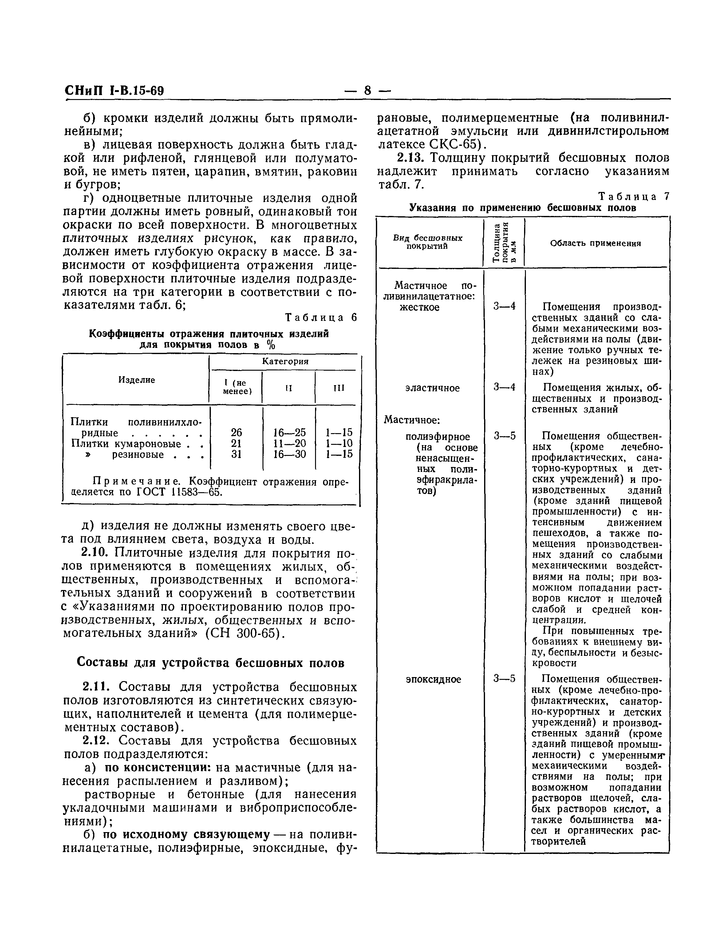 СНиП I-В.15-69