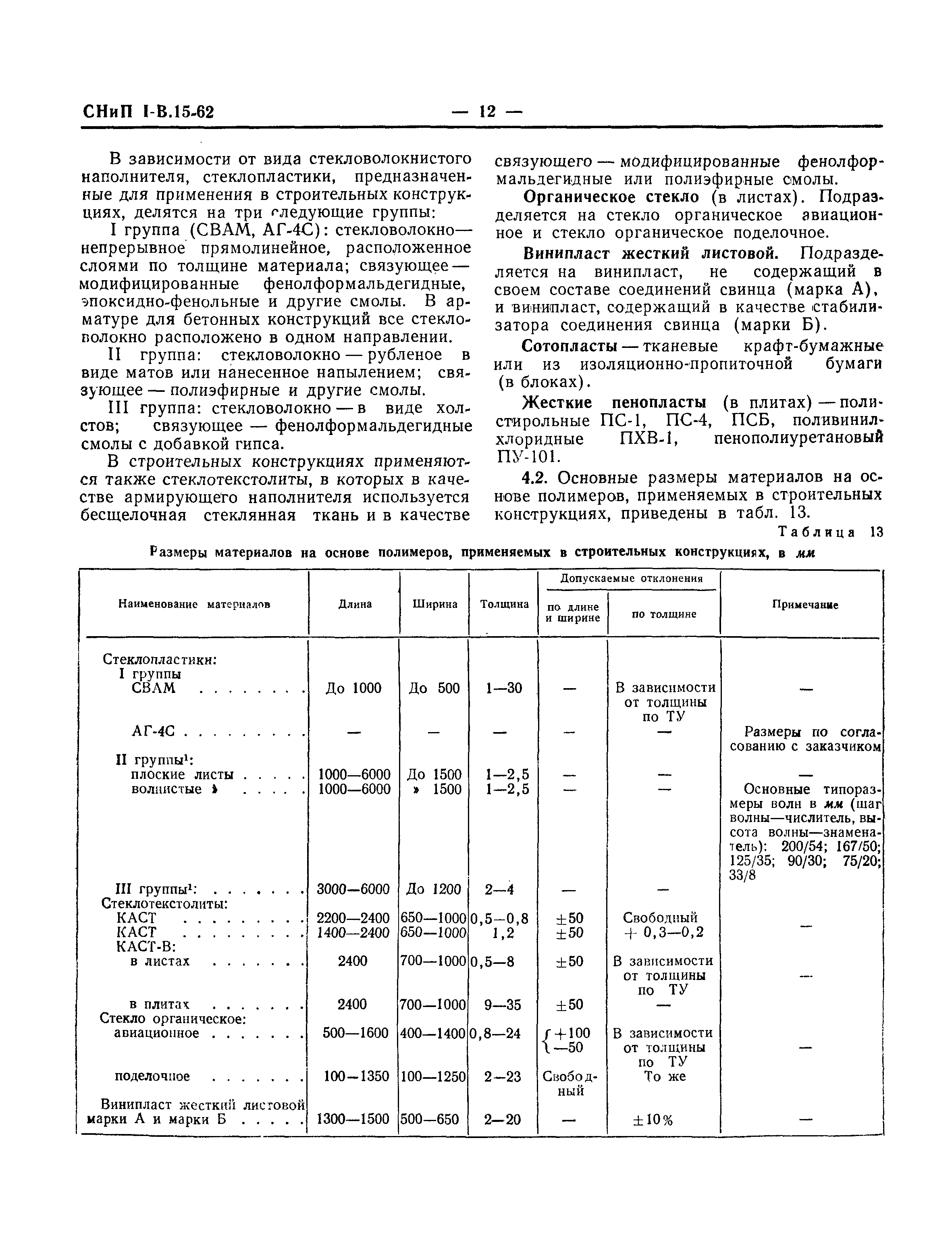 СНиП I-В.15-62