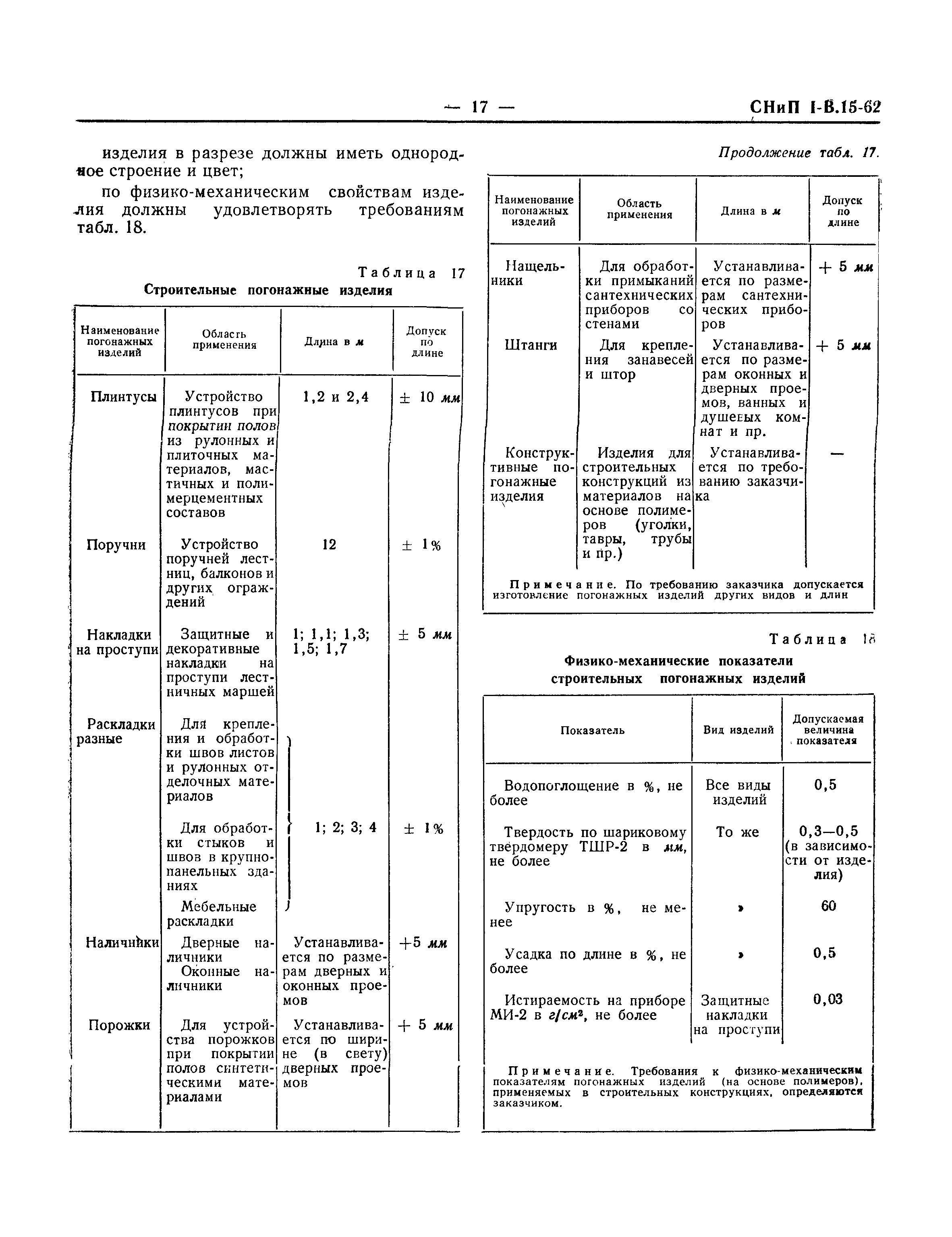 СНиП I-В.15-62