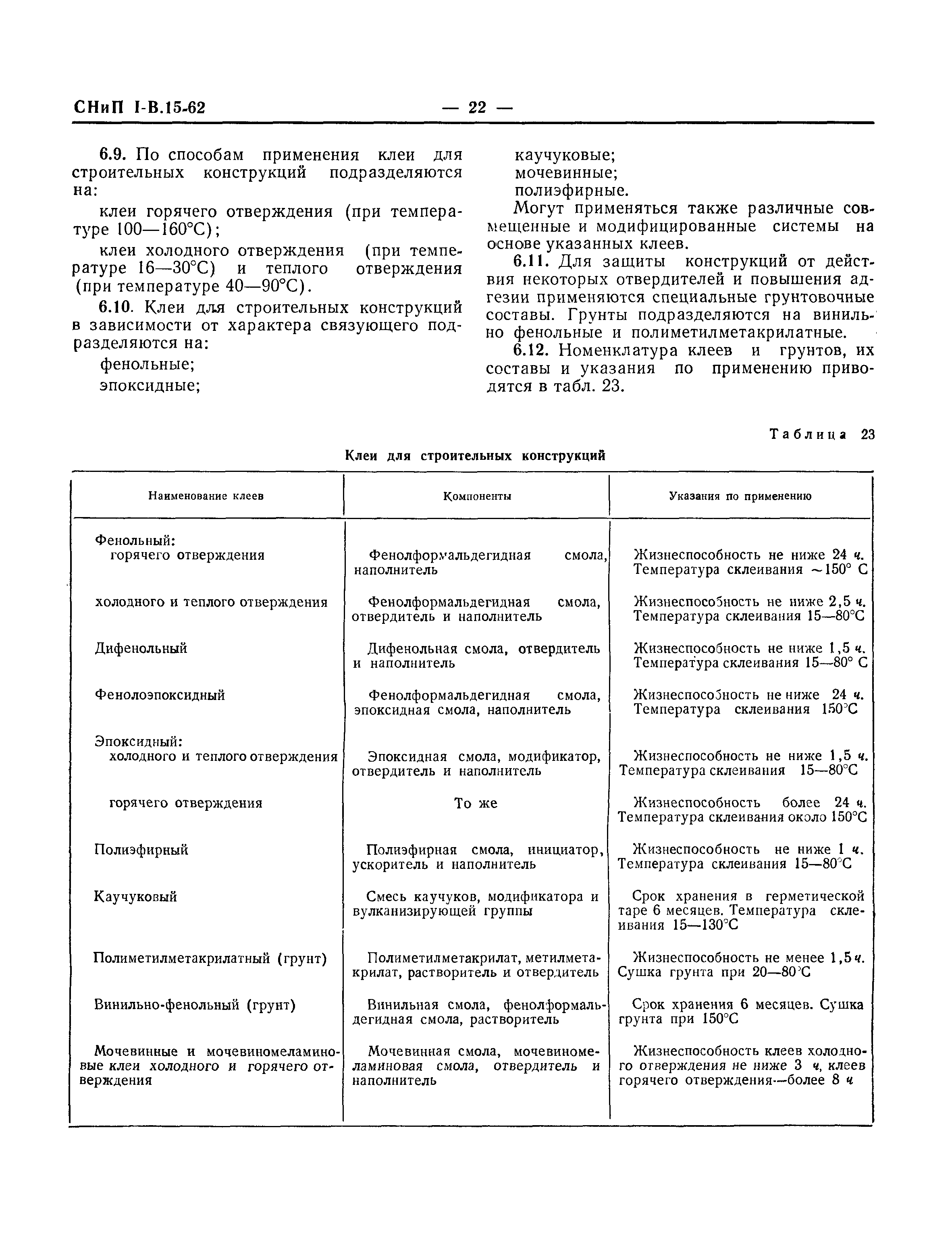 СНиП I-В.15-62