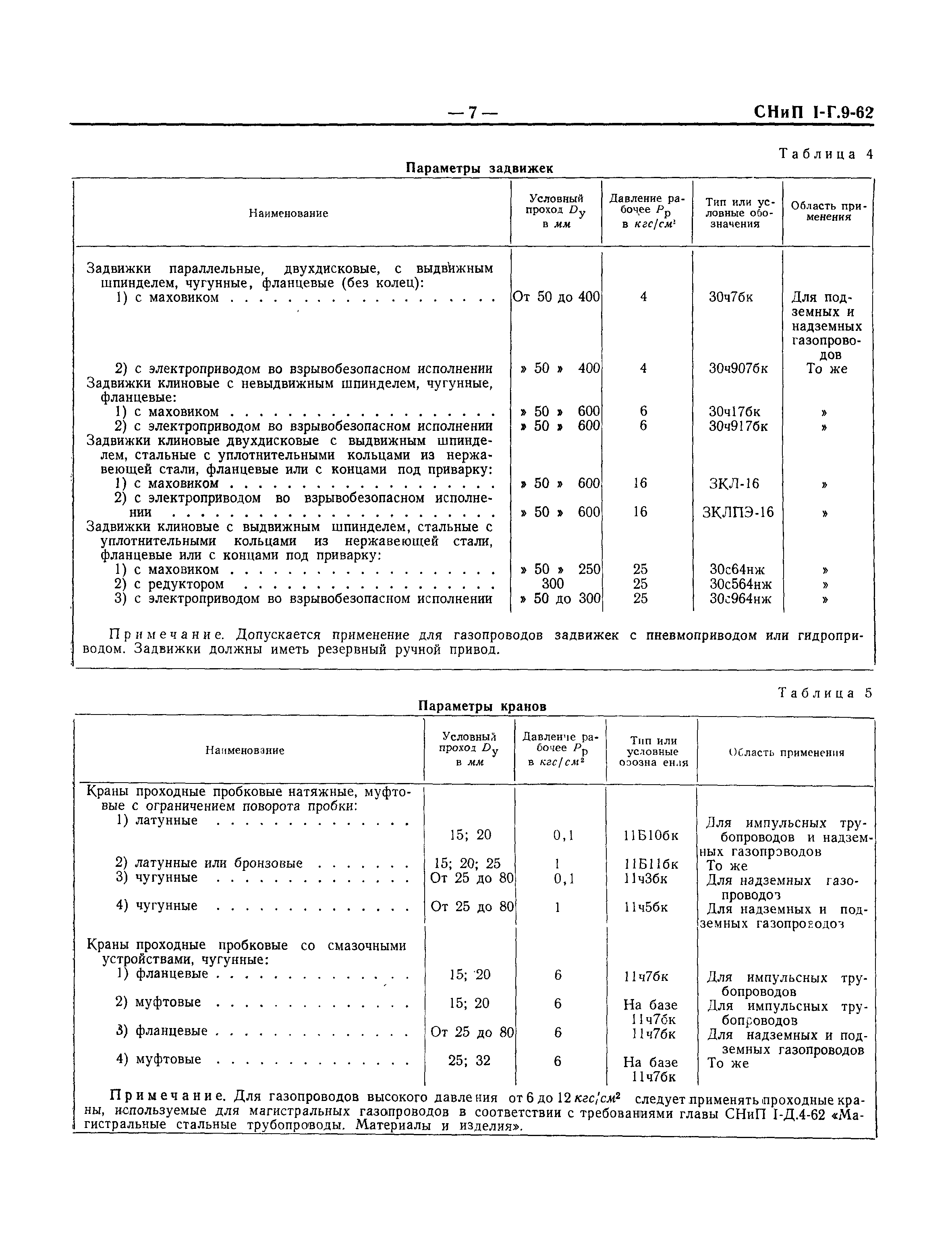 СНиП I-Г.9-62