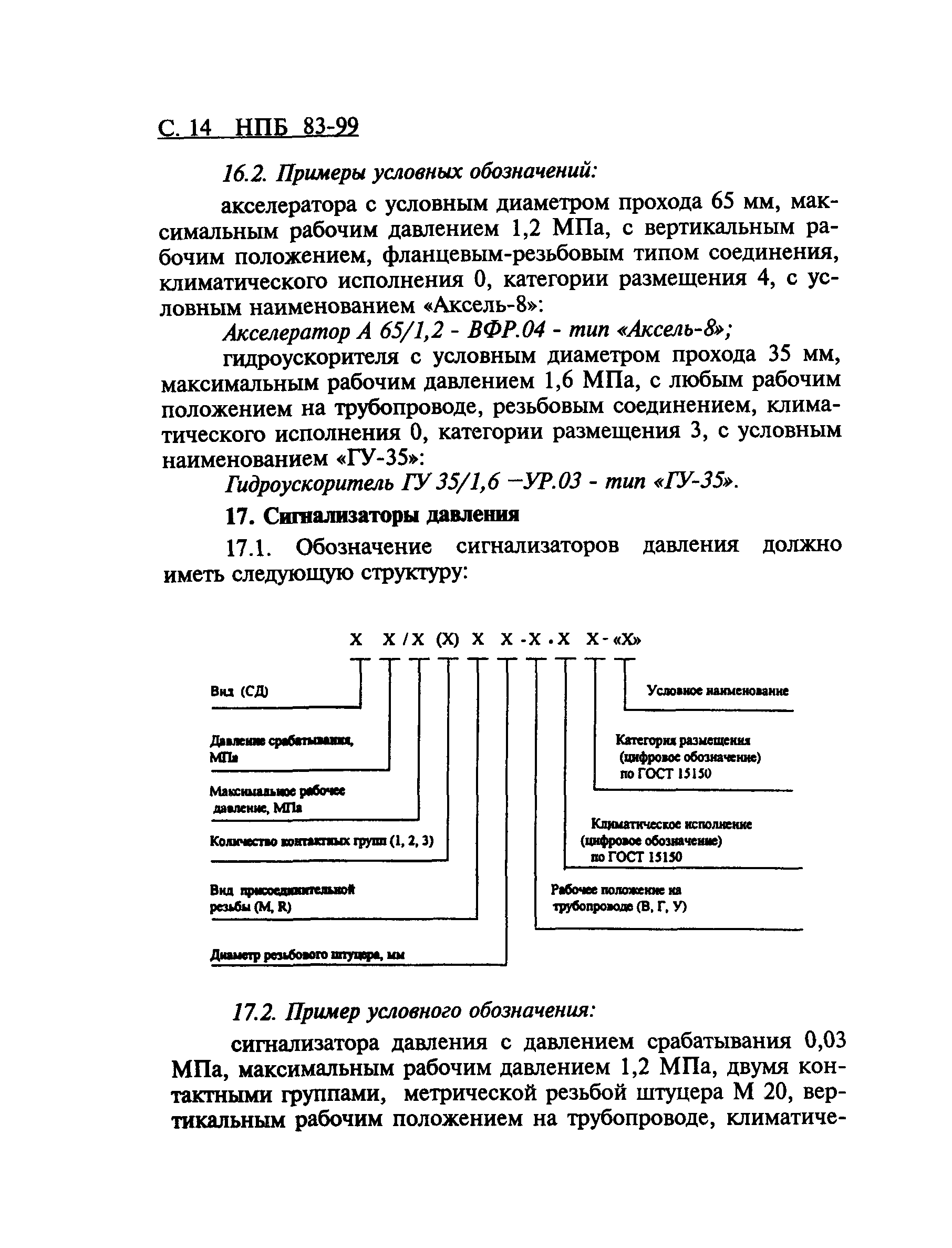 НПБ 83-99