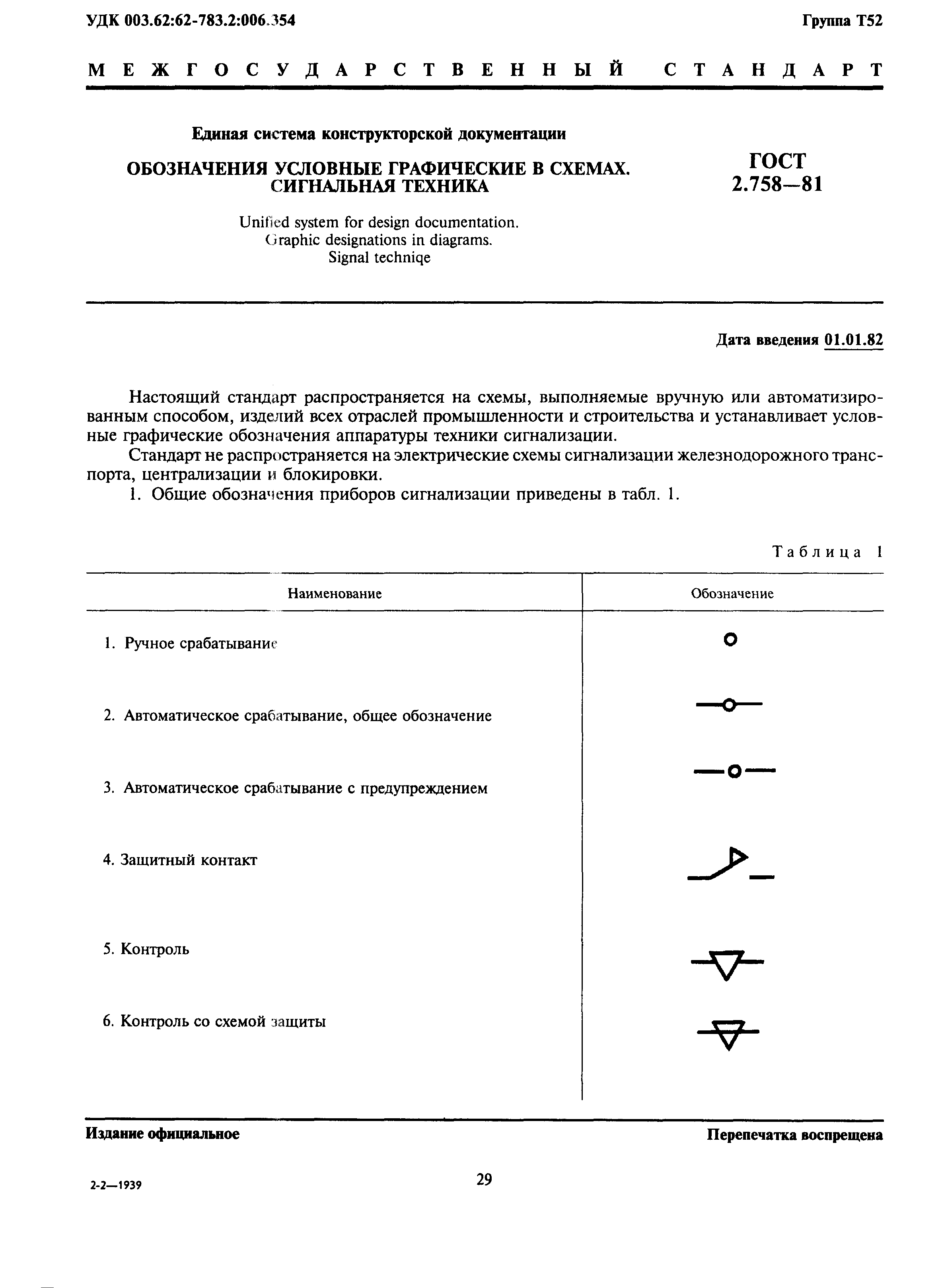 ГОСТ 2.758-81