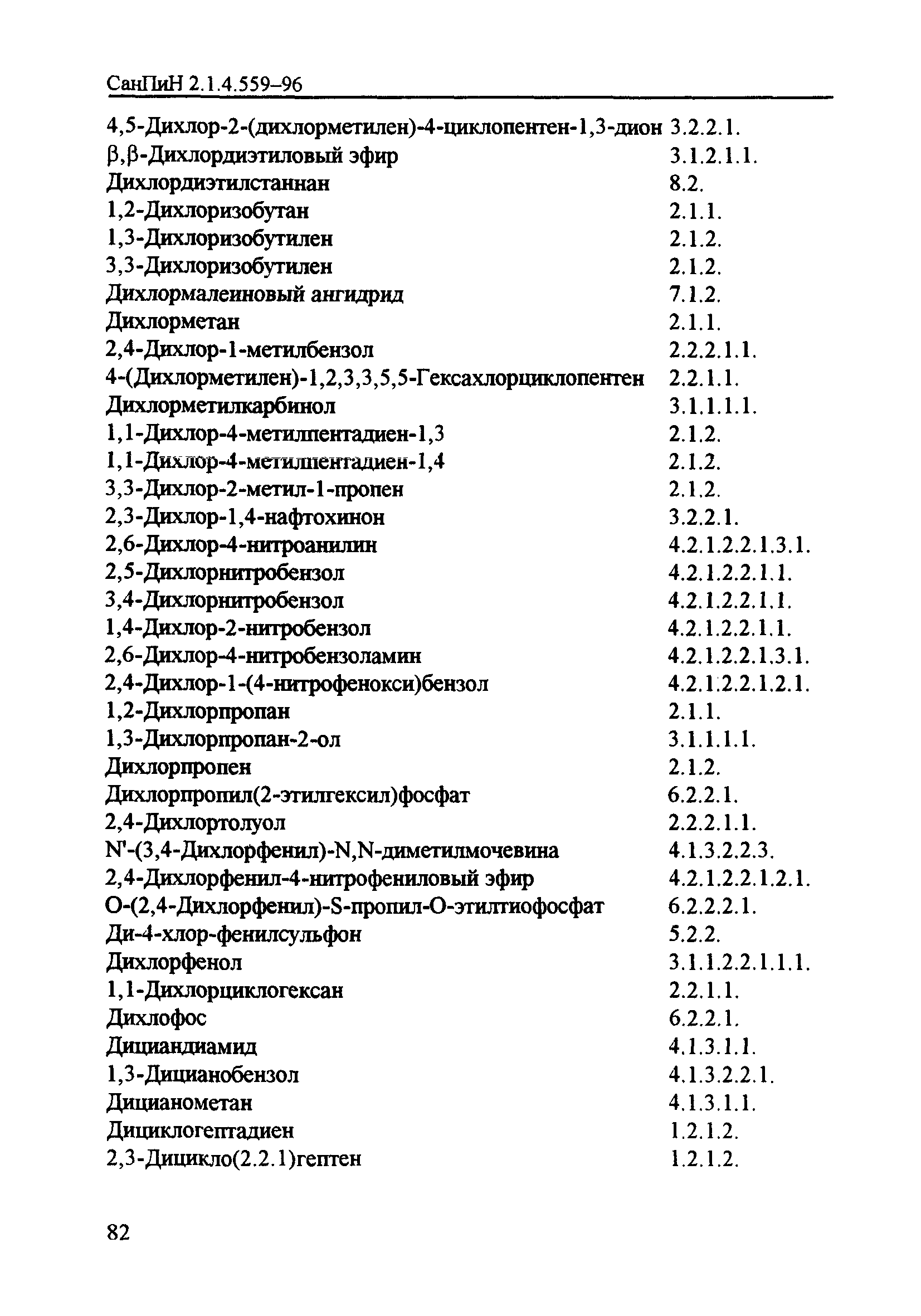 СанПиН 2.1.4.559-96