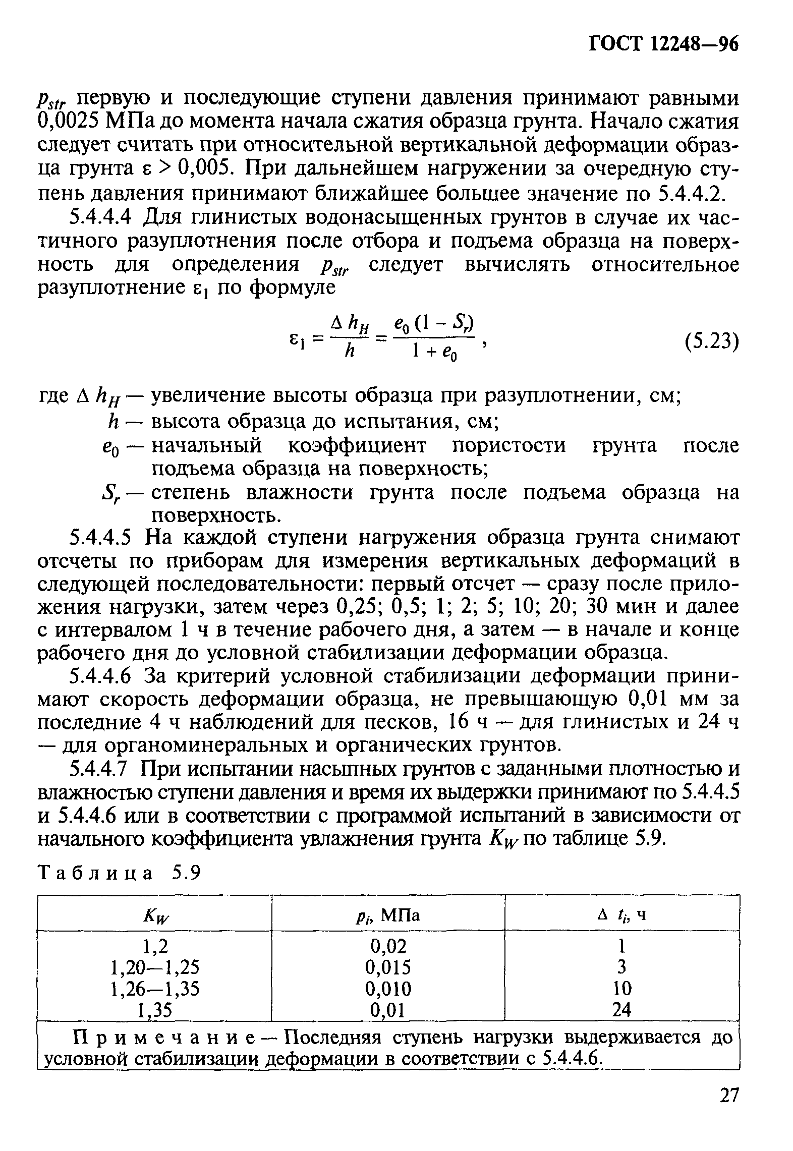 ГОСТ 12248-96