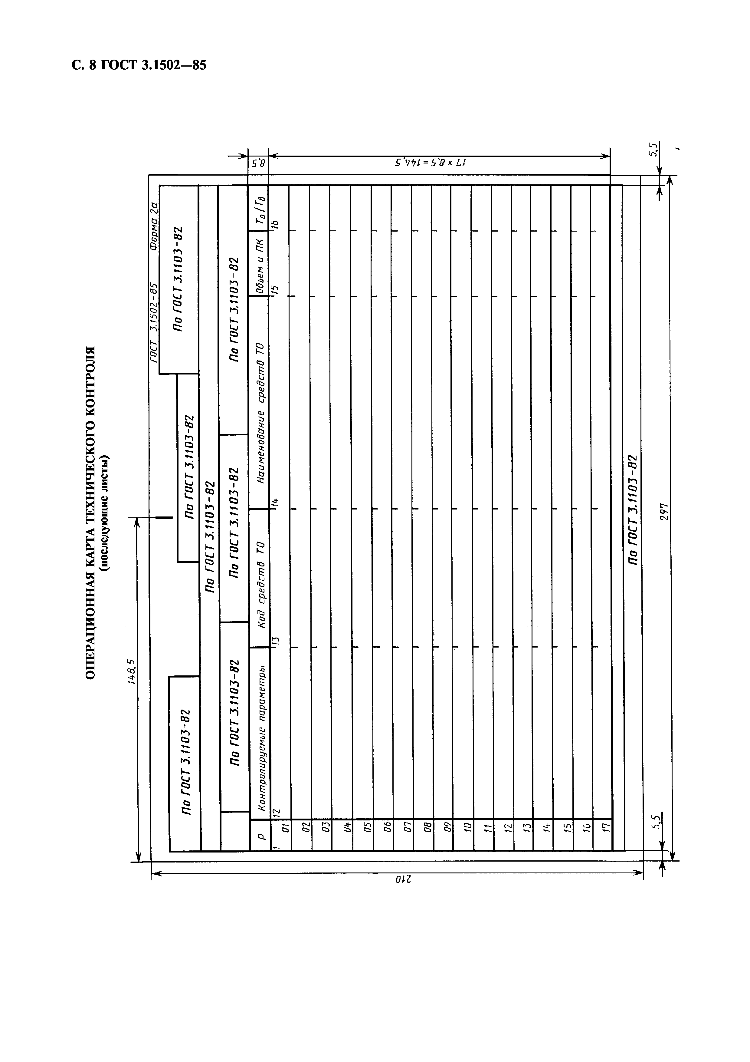 ГОСТ 3.1502-85