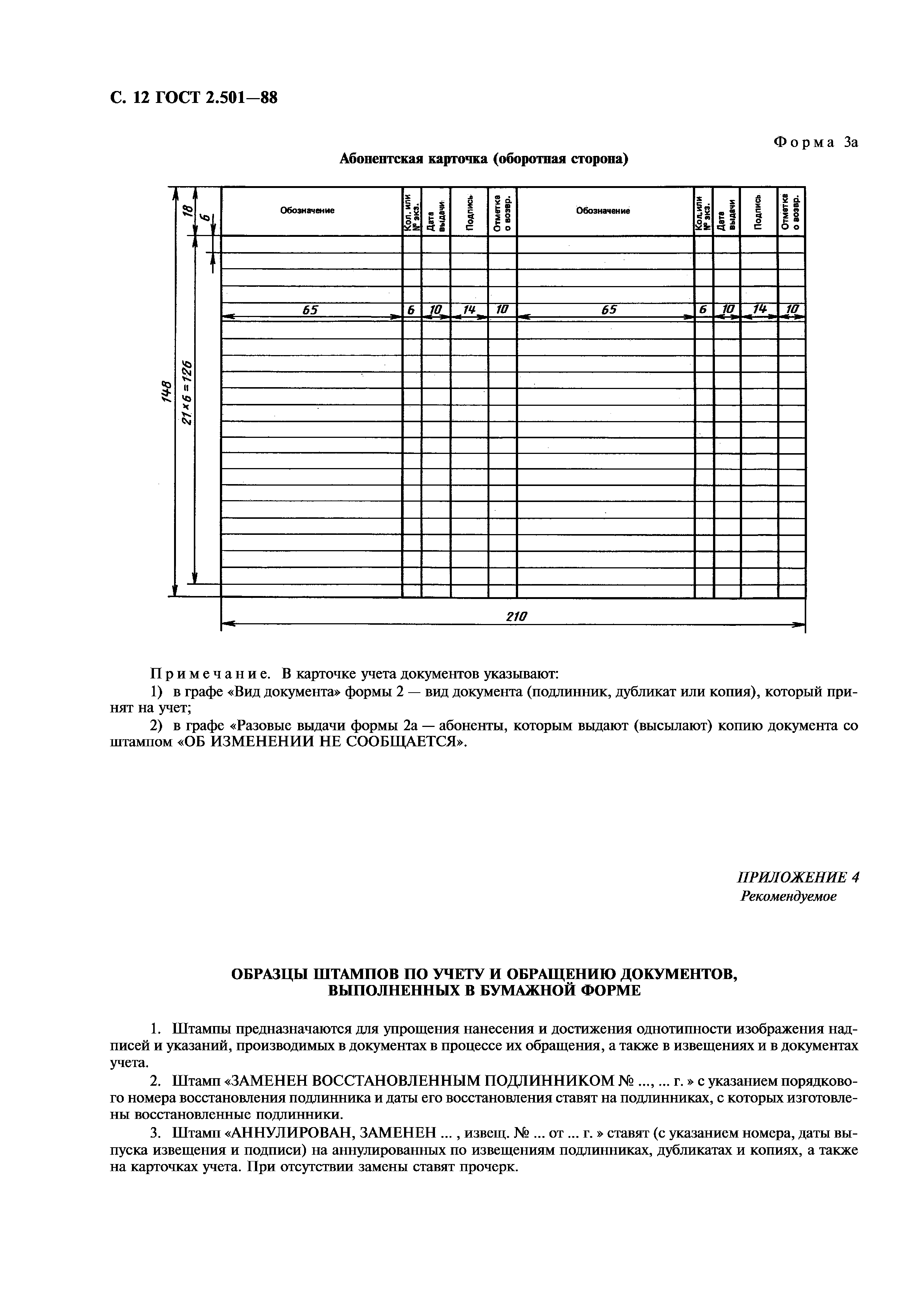 ГОСТ 2.501-88