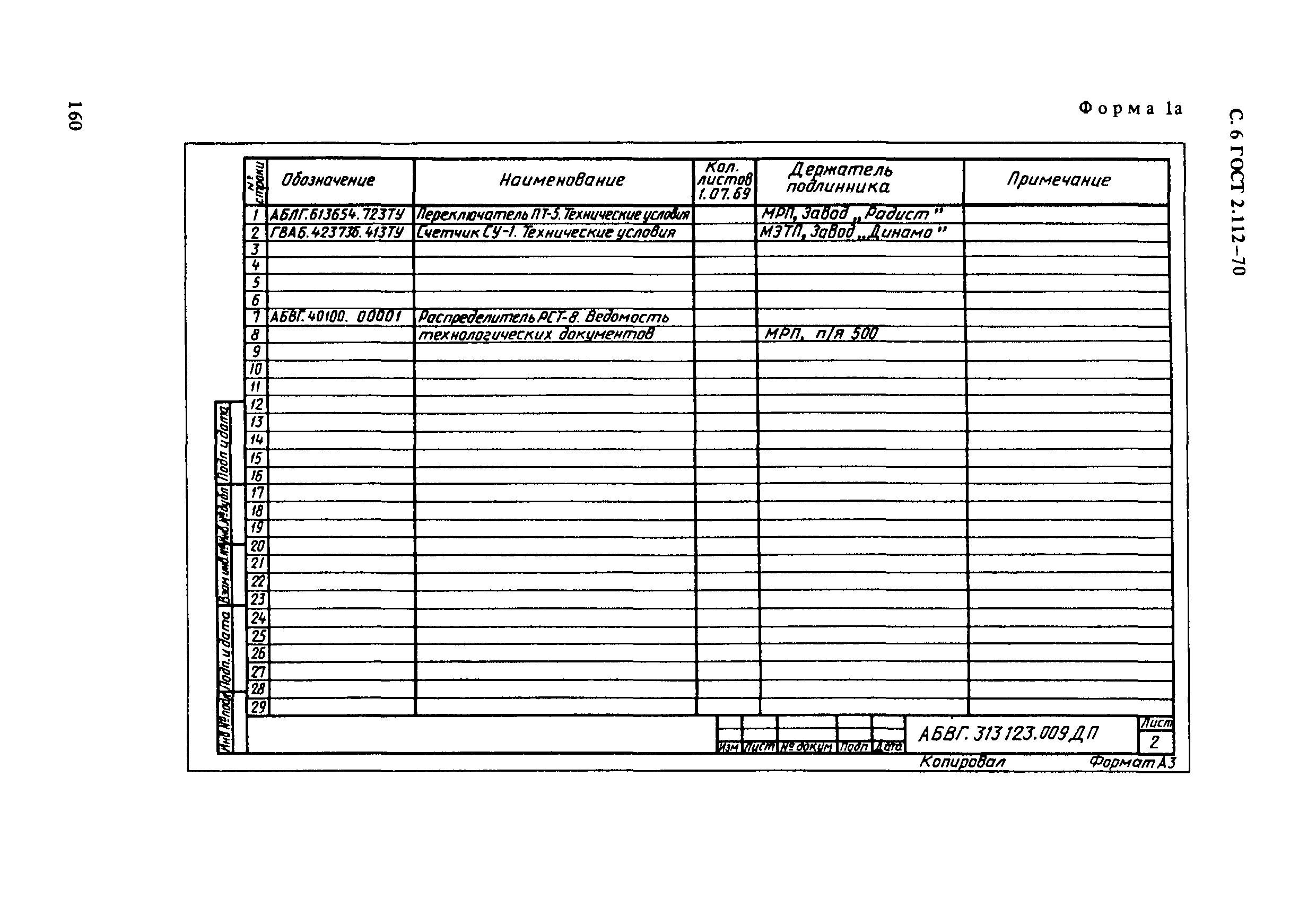 ГОСТ 2.112-70