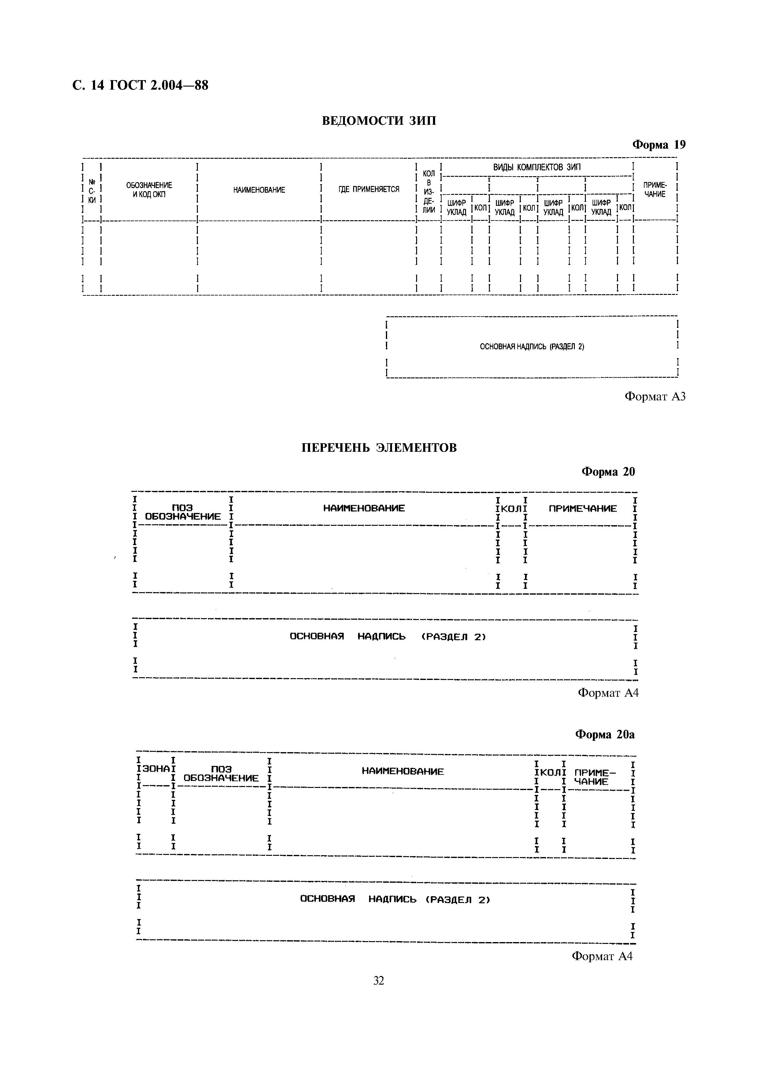 ГОСТ 2.004-88