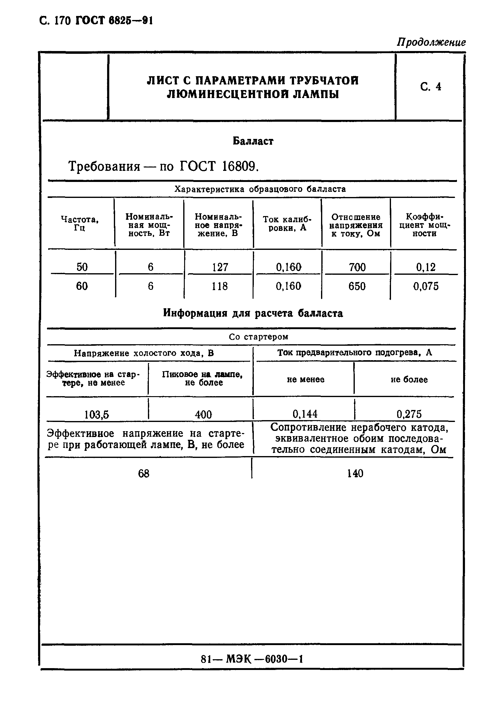 ГОСТ 6825-91