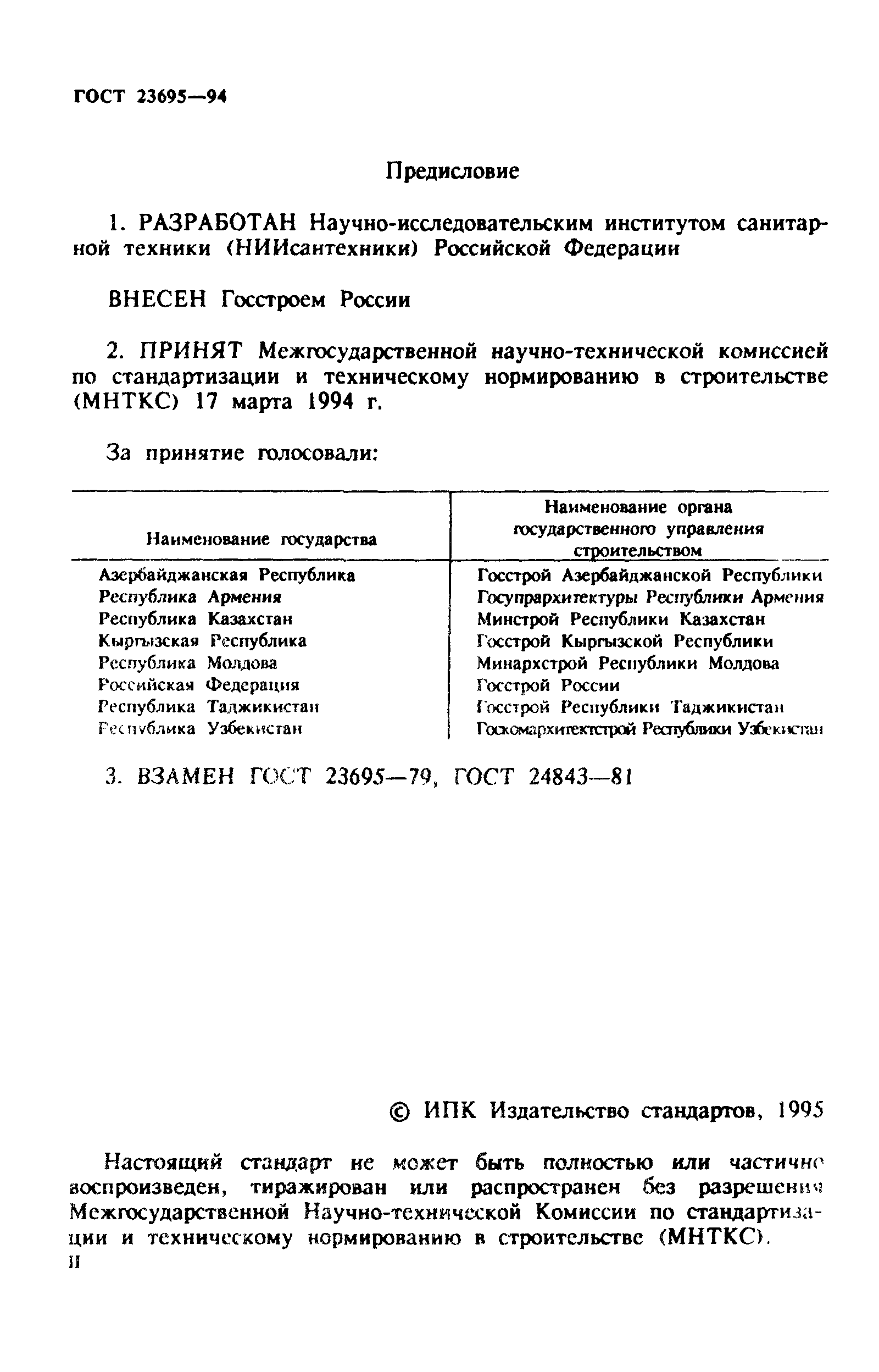 ГОСТ 23695-94