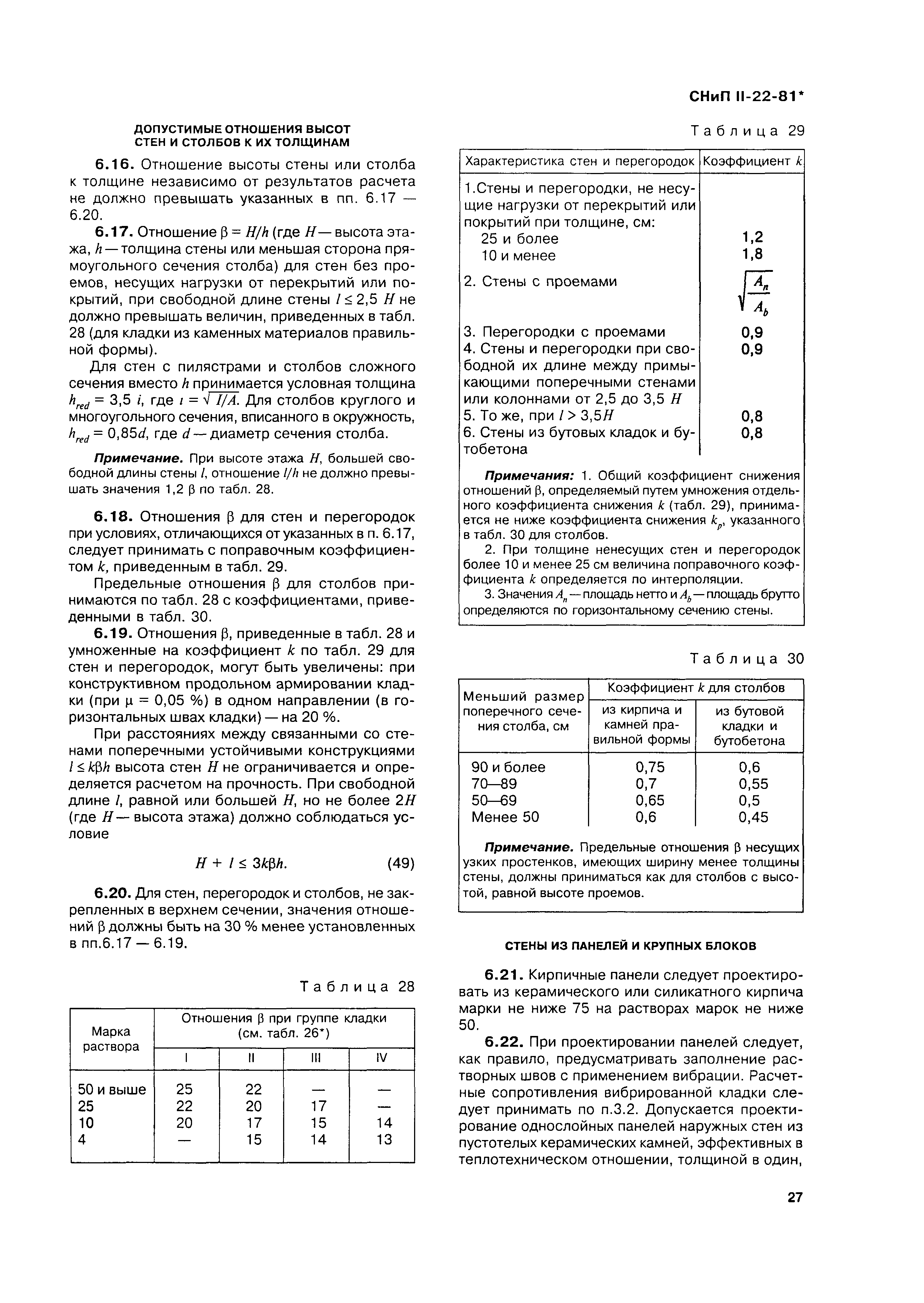 СНиП II-22-81*