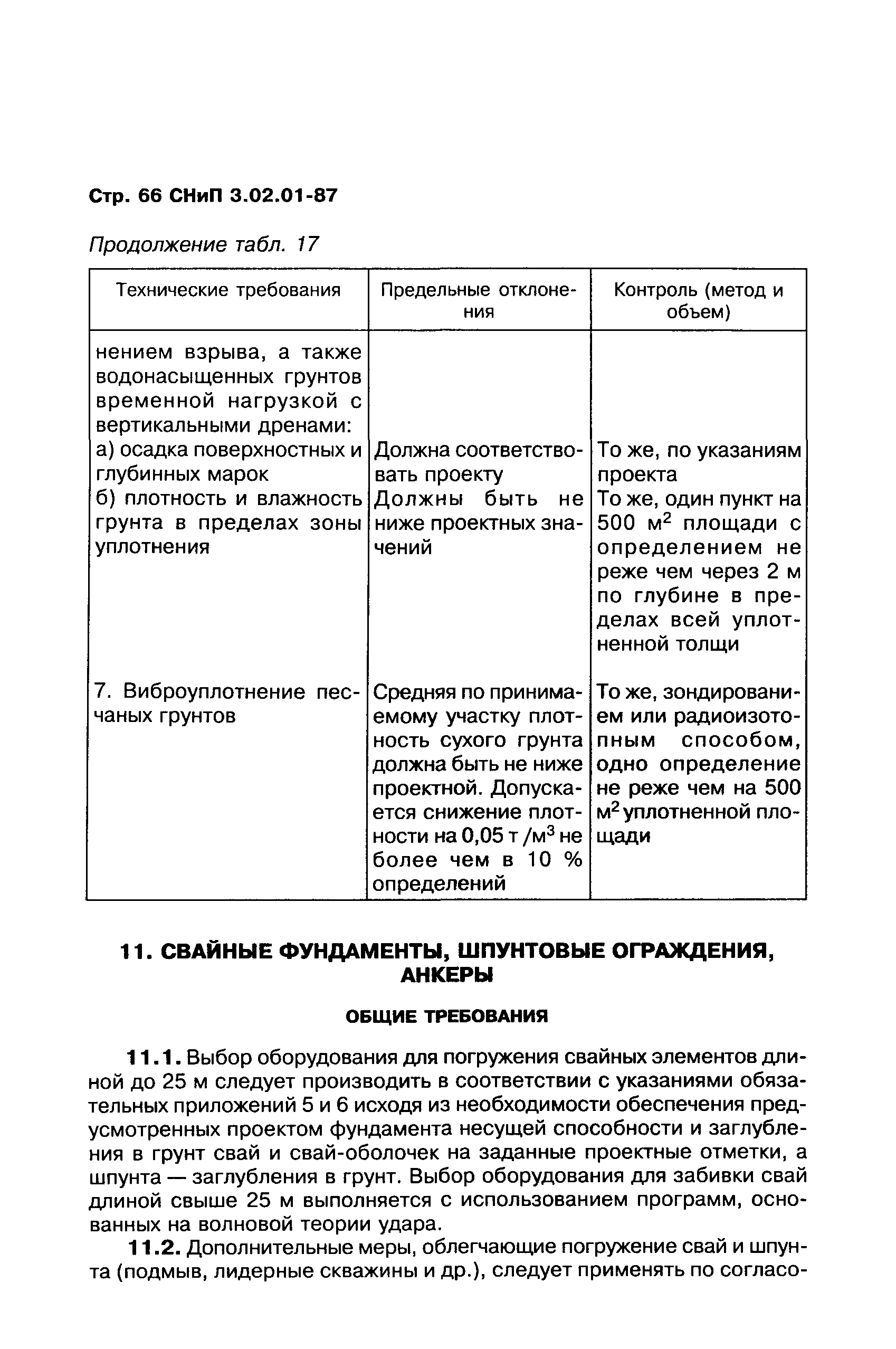 СНиП 3.02.01-87