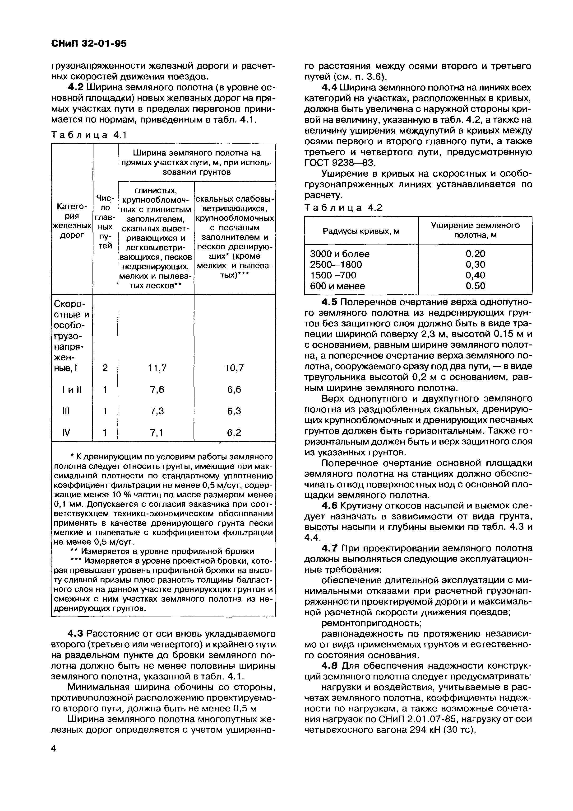 СНиП 32-01-95