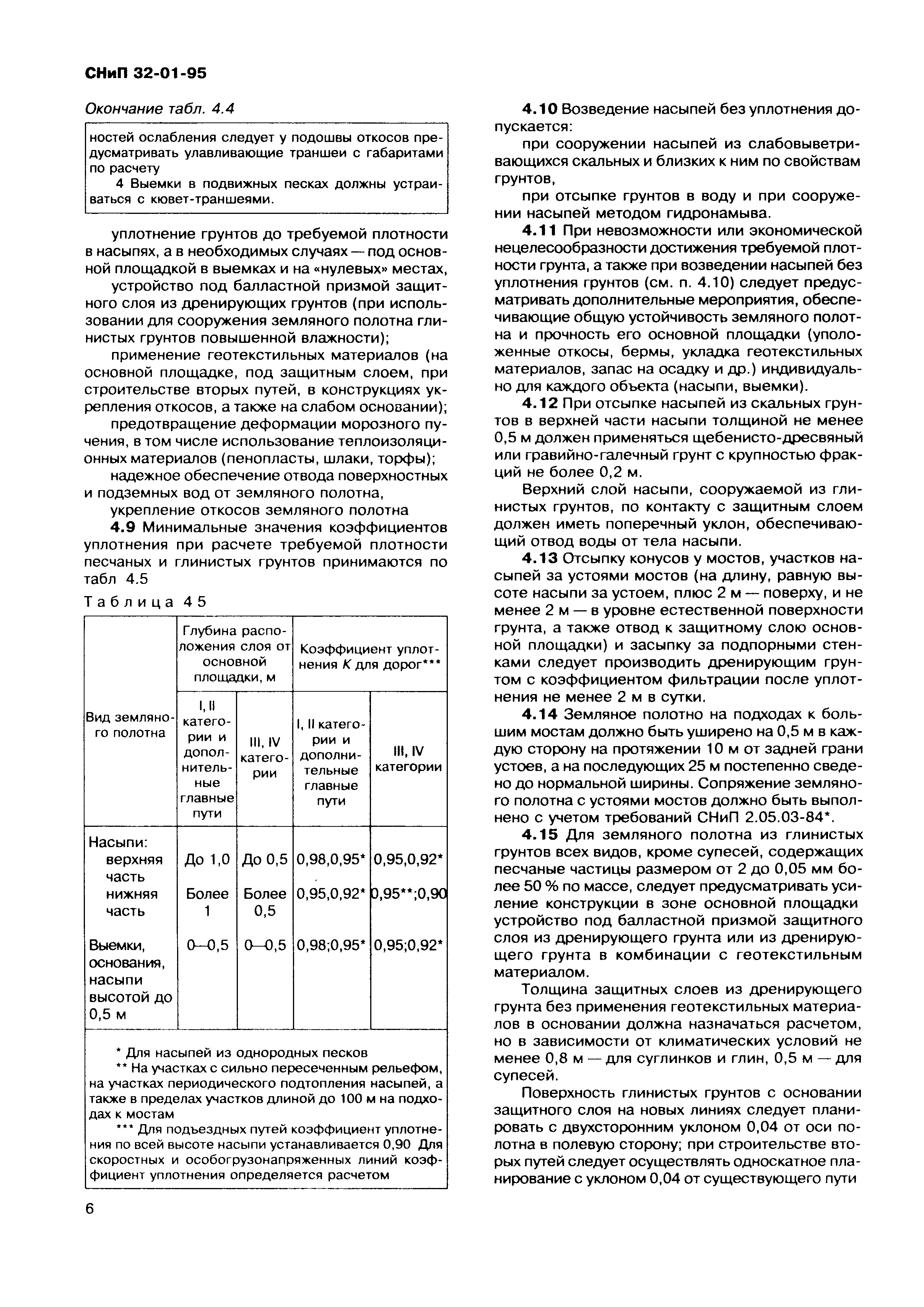 СНиП 32-01-95