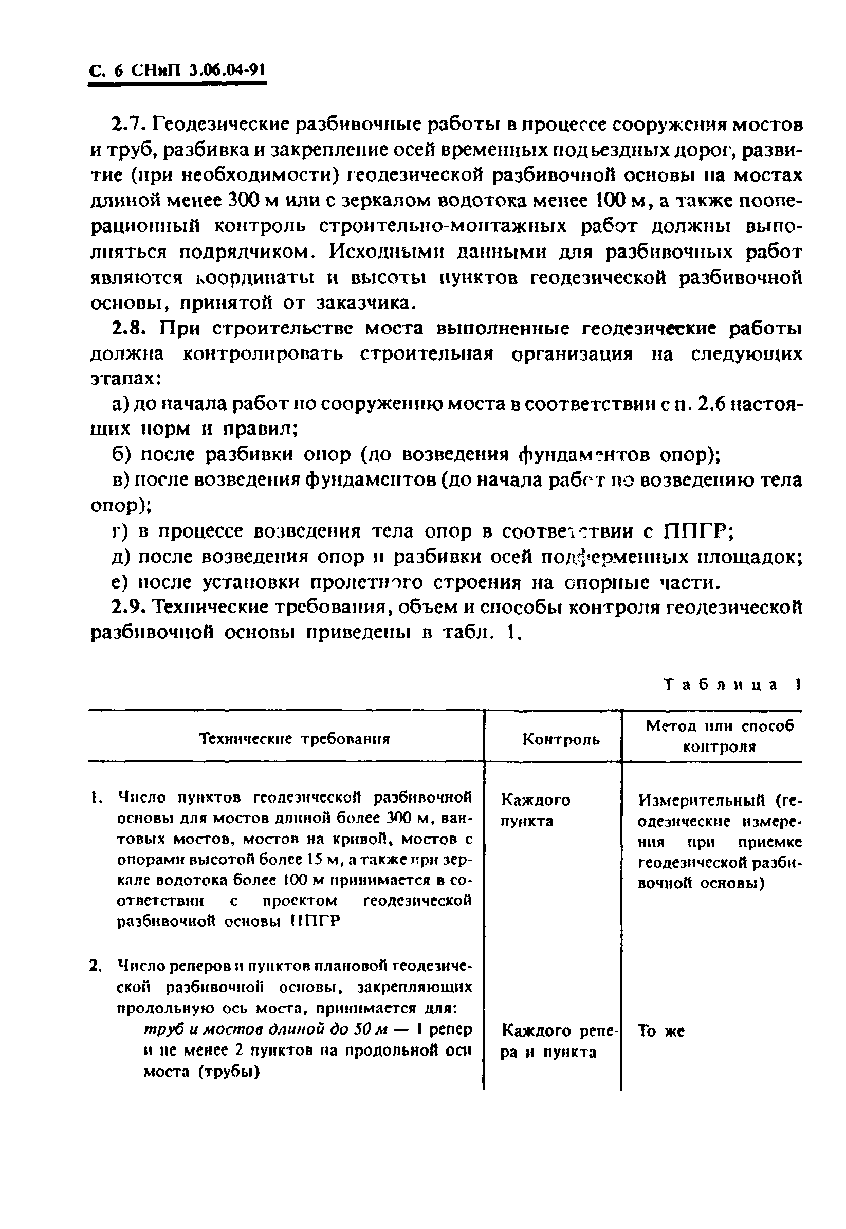 СНиП 3.06.04-91